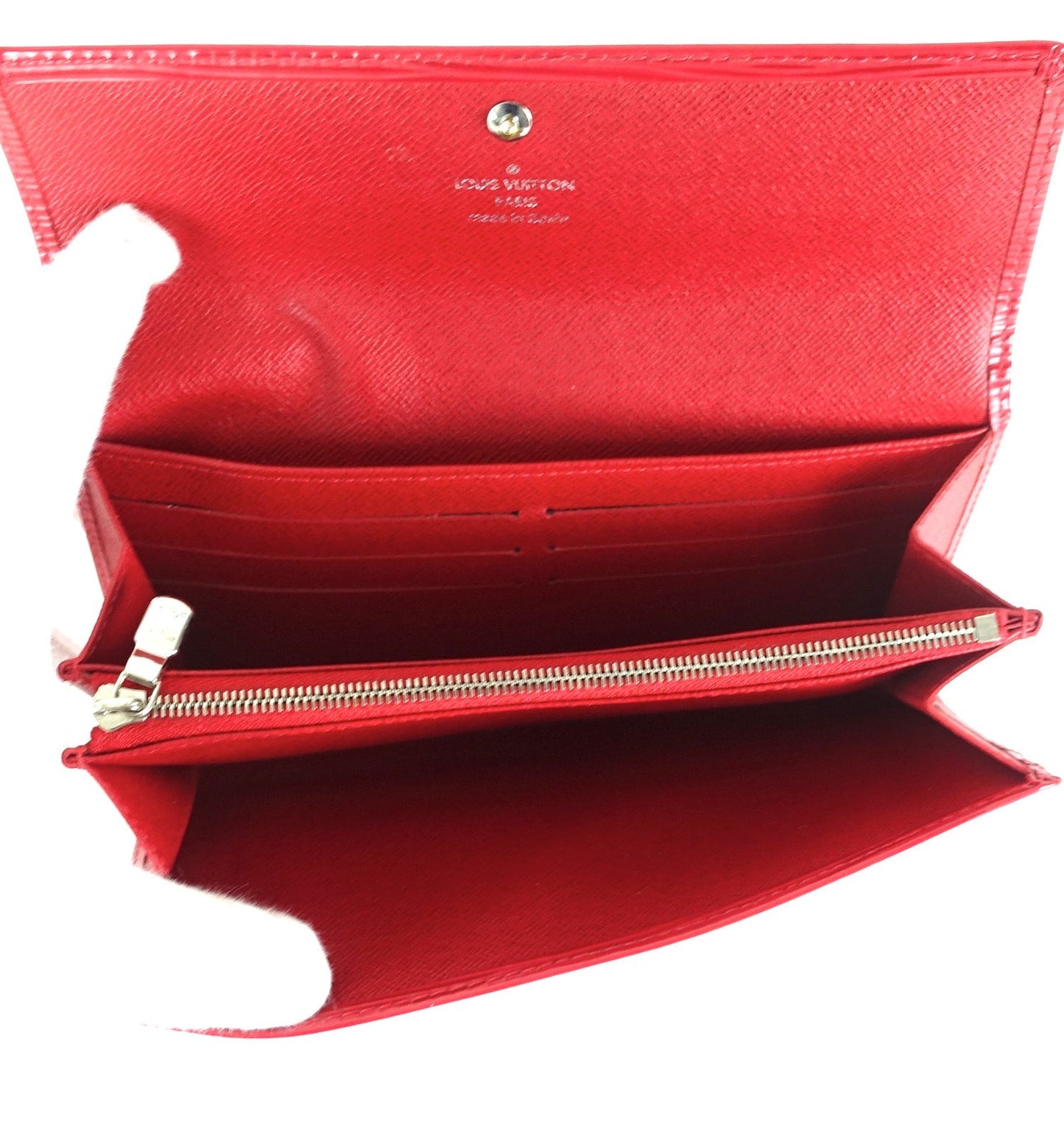 Louis Vuitto Sarah Red Epi Leather Wallet