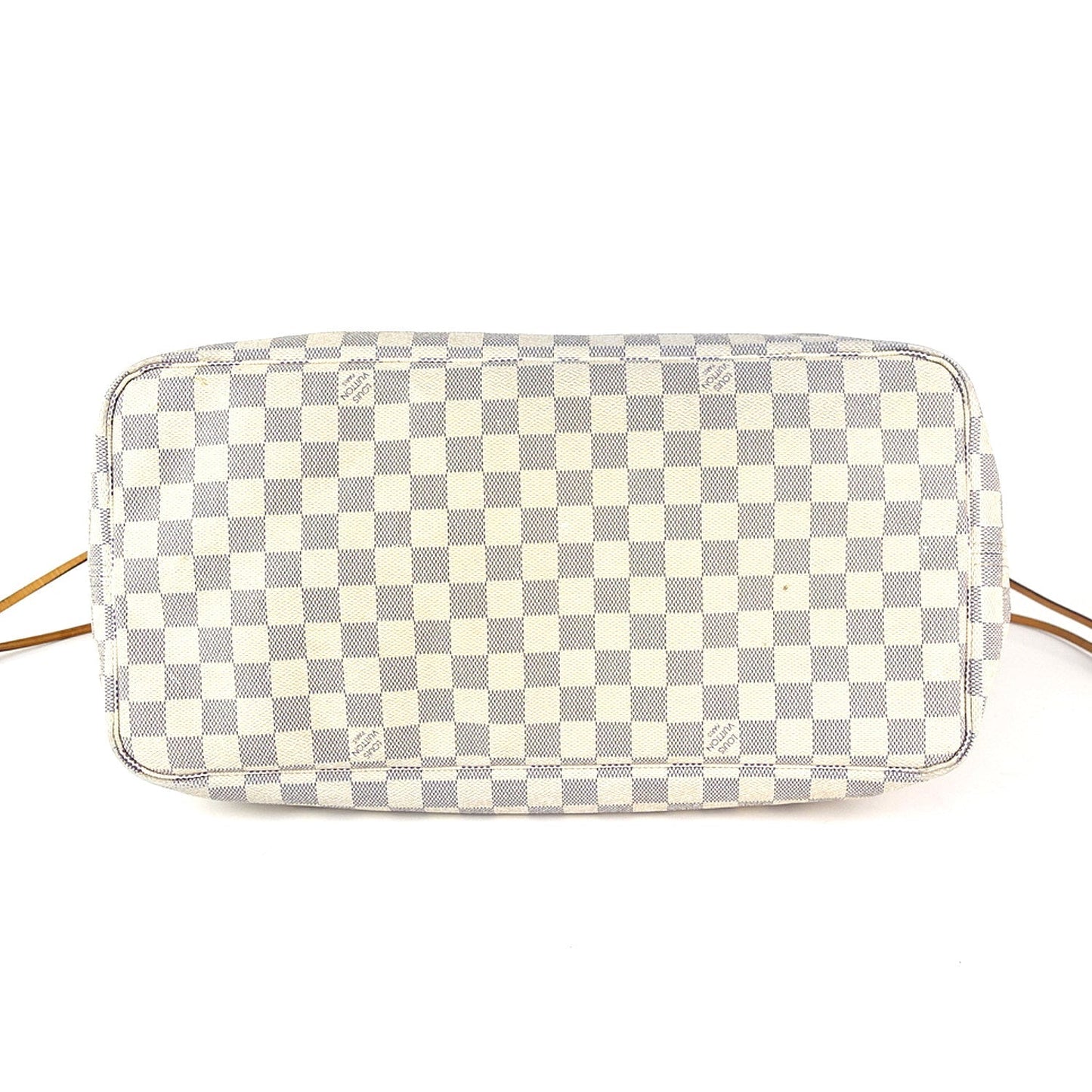 Louis Vuitto Neverfull GM Damier Azur Canvas Tote Bag with Pouch