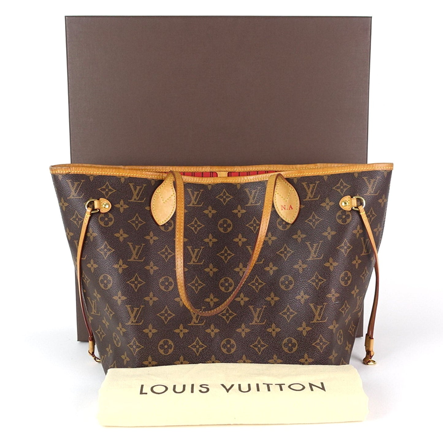 Louis Vuitto Neverfull MM Monogram Canvas Tote Bag