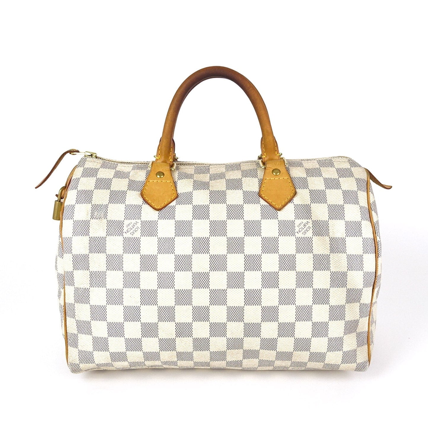 Louis Vuitto Speedy 30 Damier Azur Canvas City Handbag