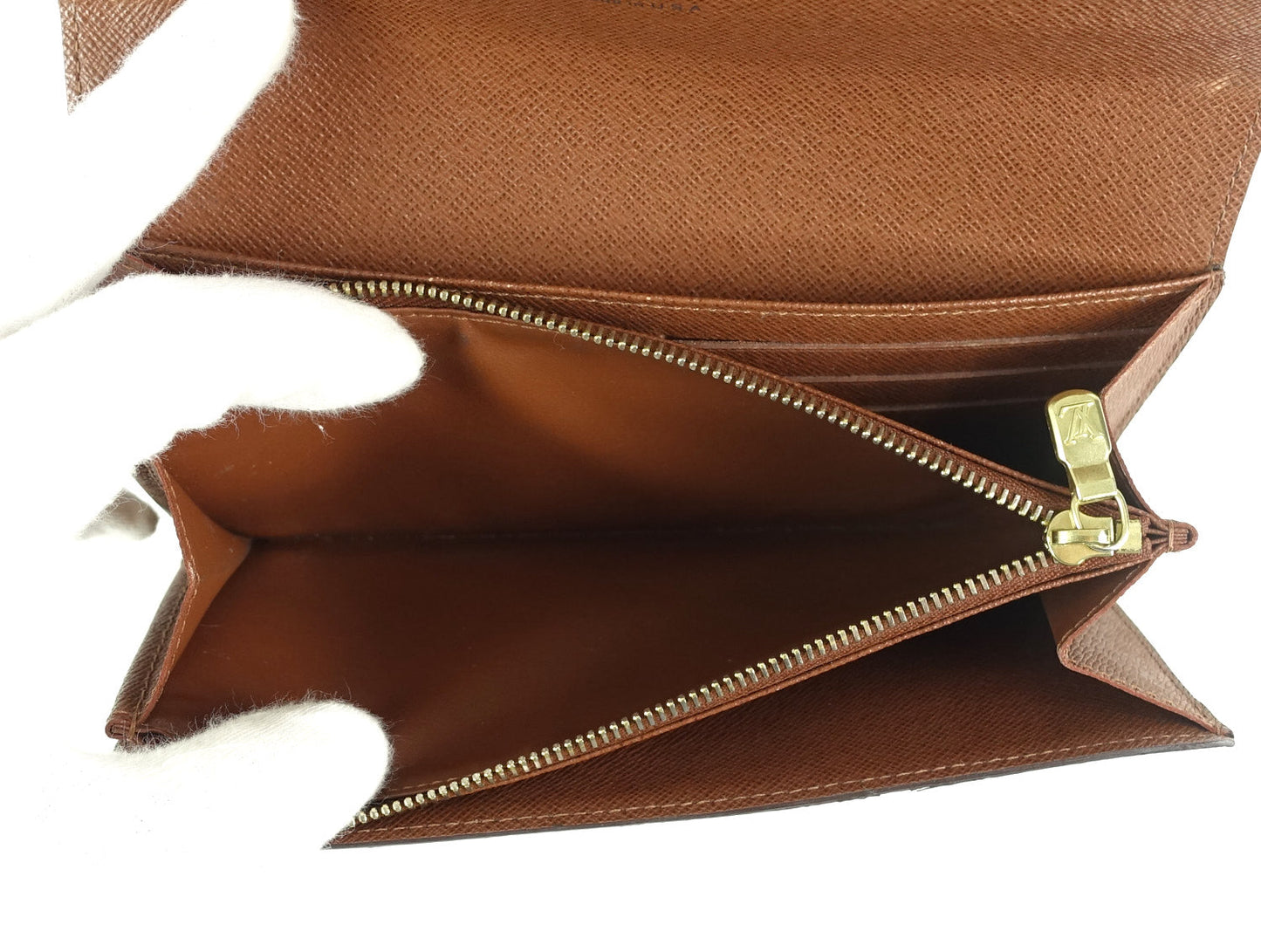 Louis Vuitto Sarah Monogram Canvas Wallet