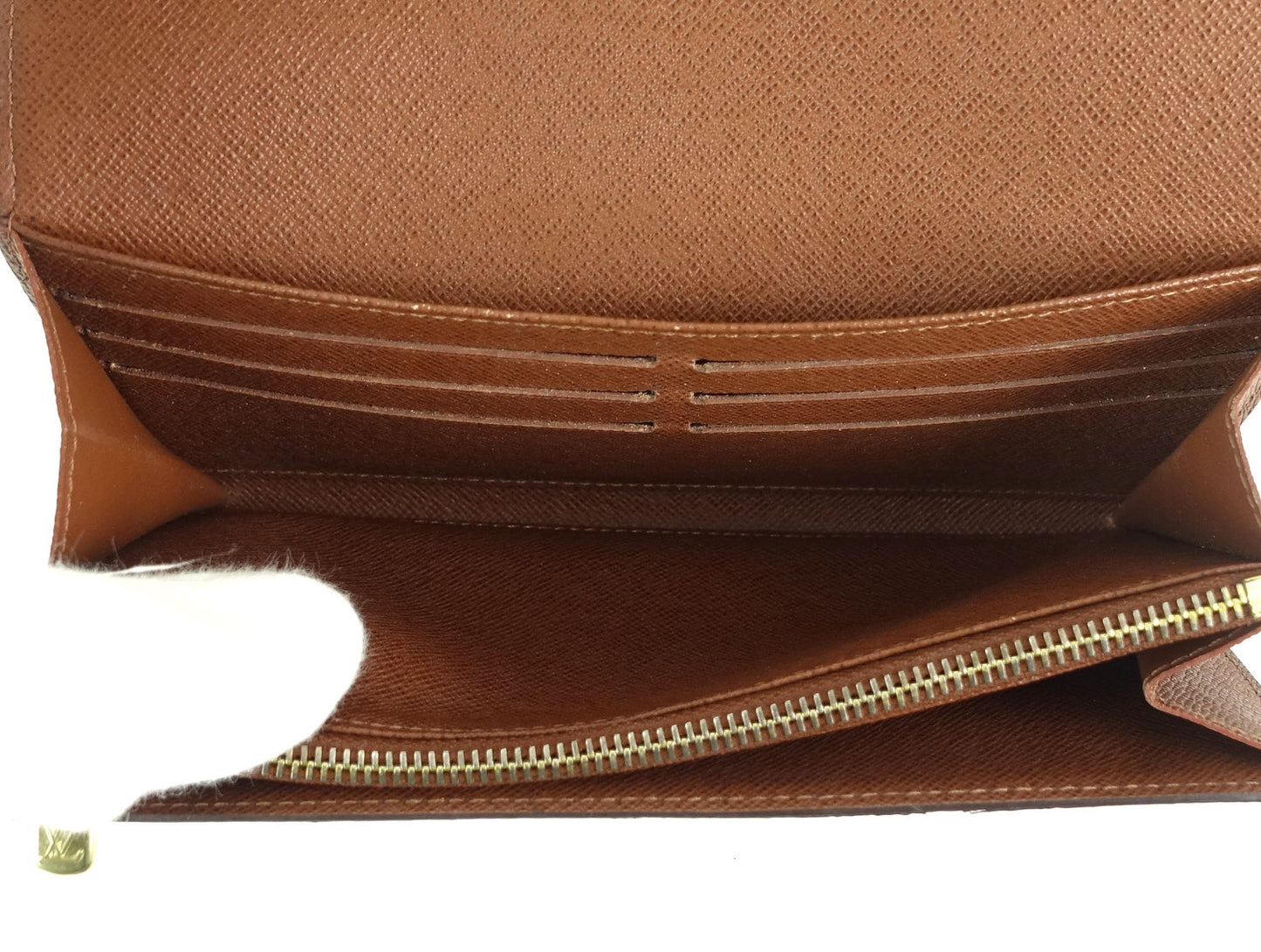 Louis Vuitto Sarah Monogram Canvas Wallet