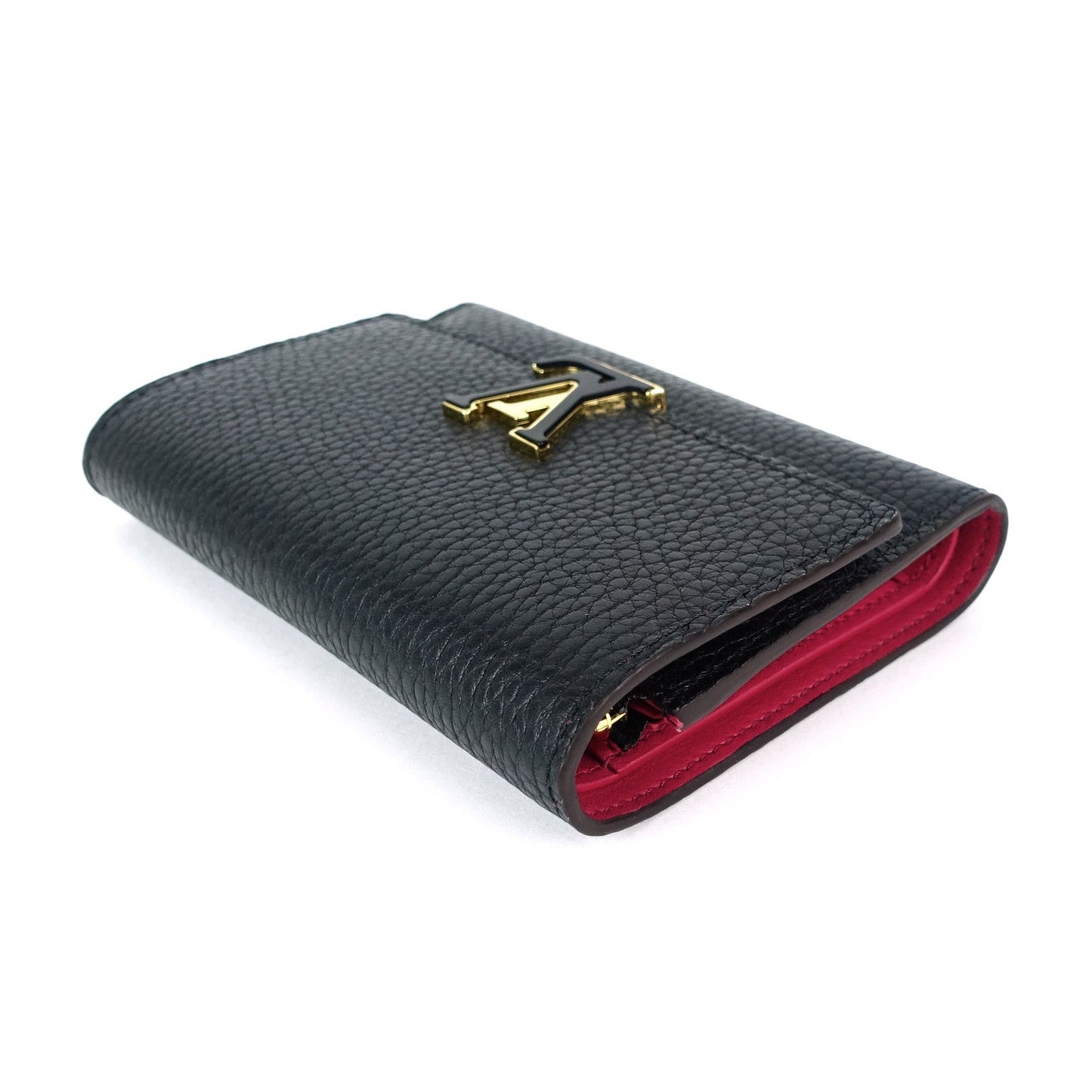 Louis Vuitto Taurillon Capucines Calfskin Leather Wallet