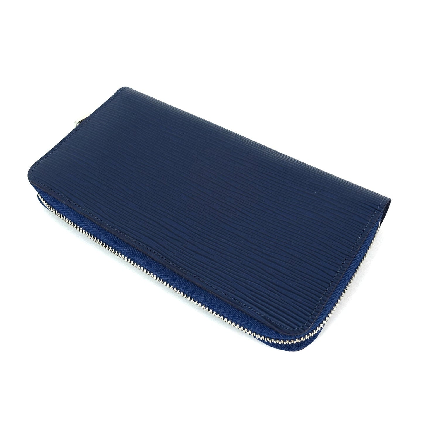 Louis Vuitto Zippy Navy Blue Epi Leather Wallet