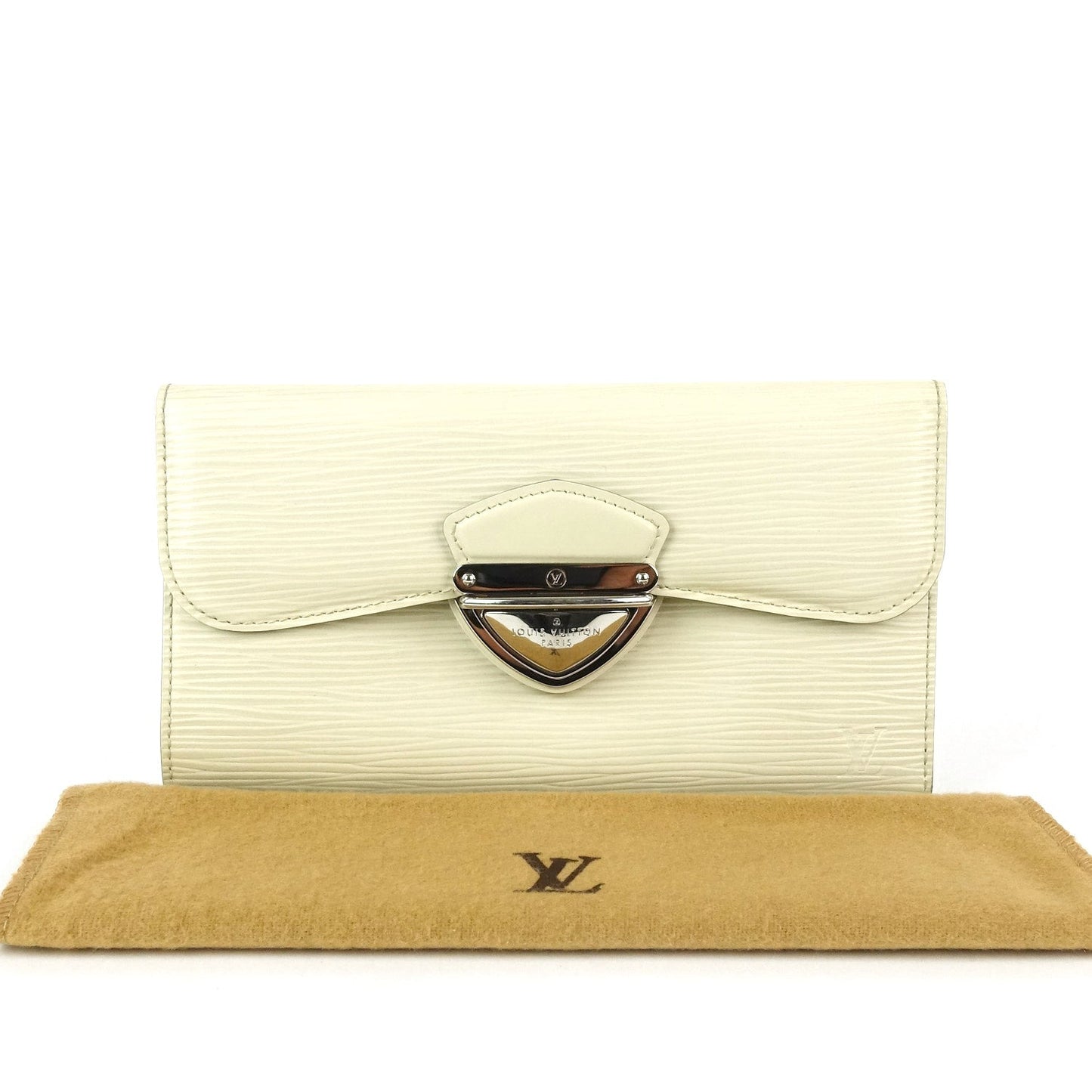 Louis Vuitto Eugenie Cream Epi Leather Wallet