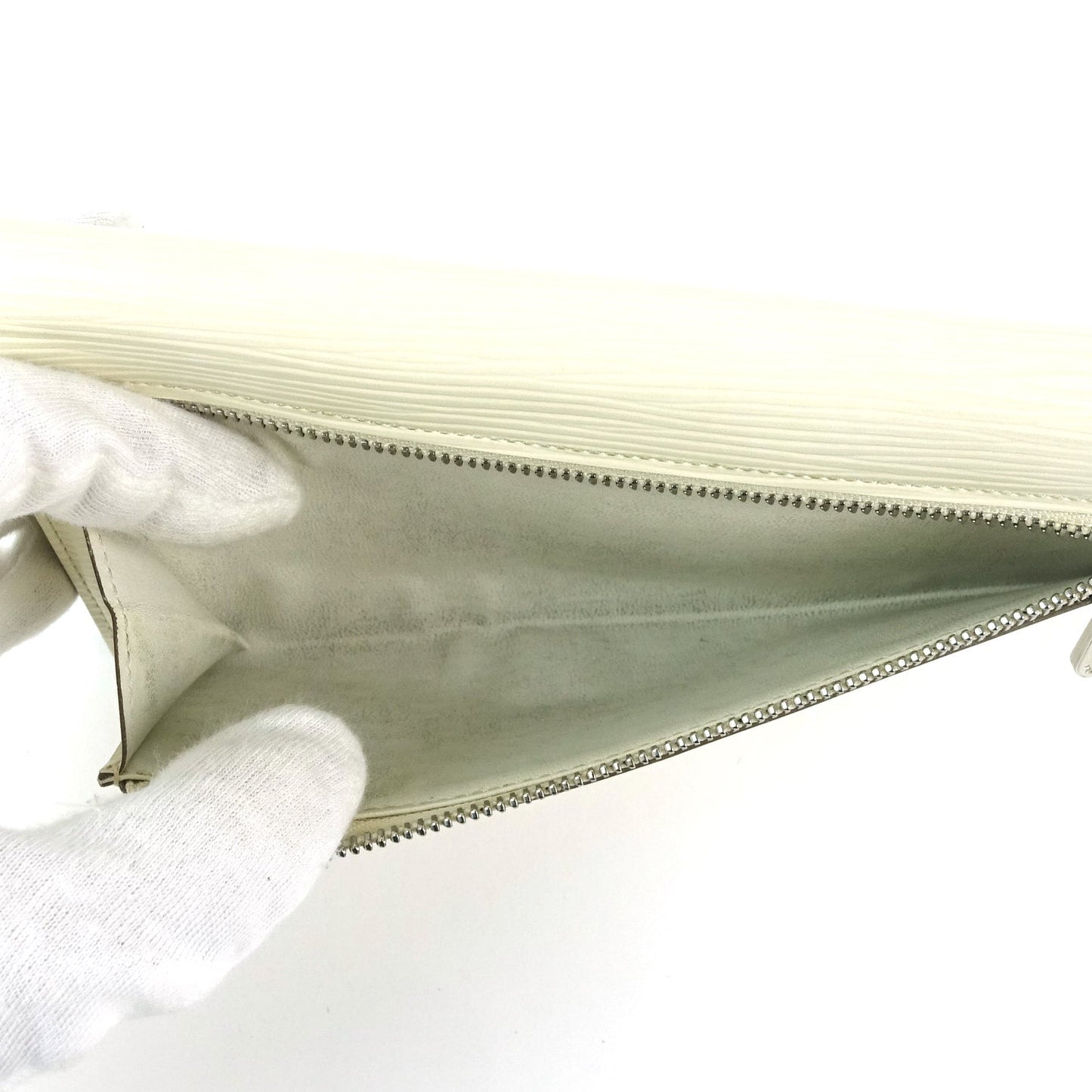 Louis Vuitto Eugenie Cream Epi Leather Wallet