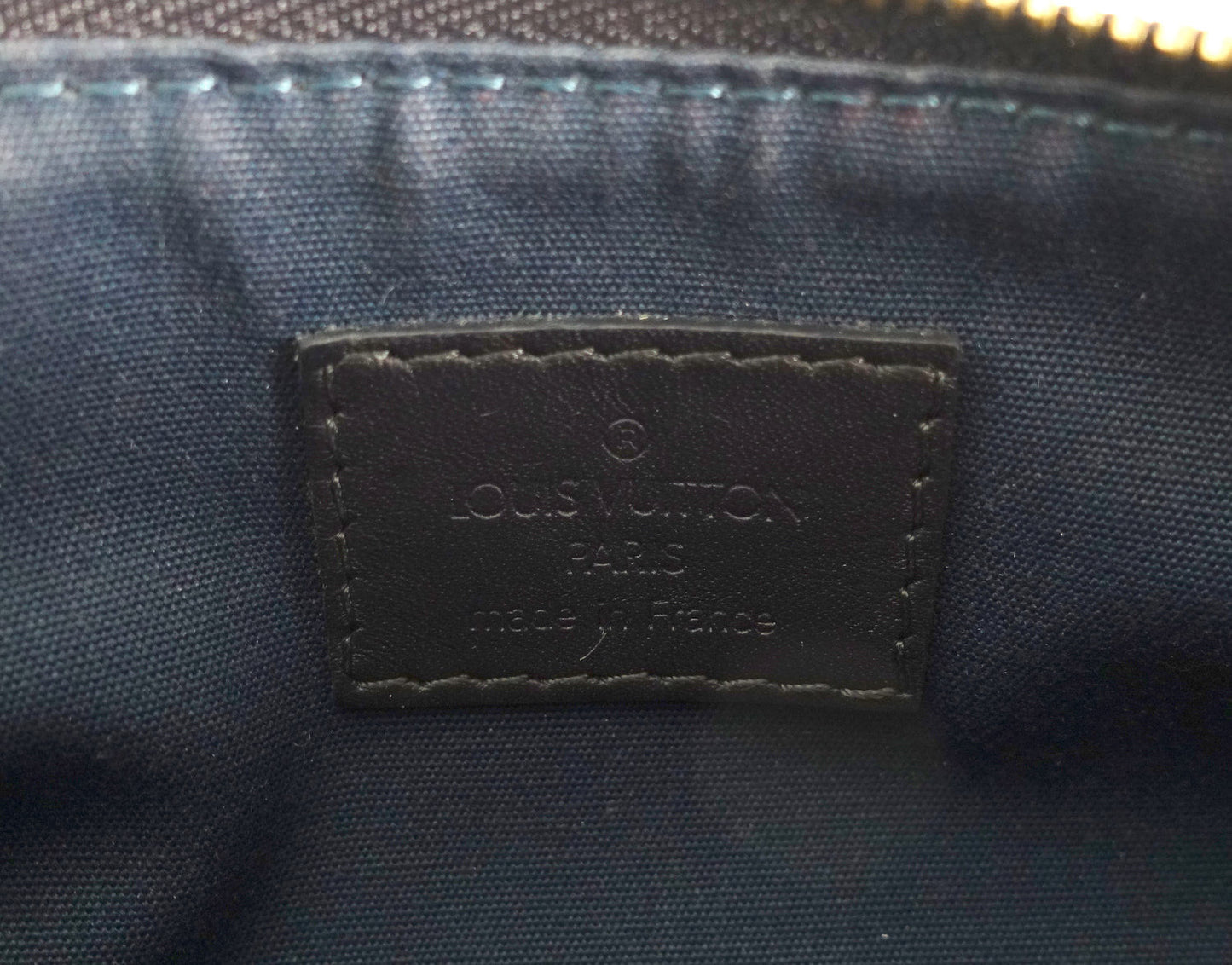 Louis Vuitto Anne Sophie Mini Lin Canvas Clutch Bag