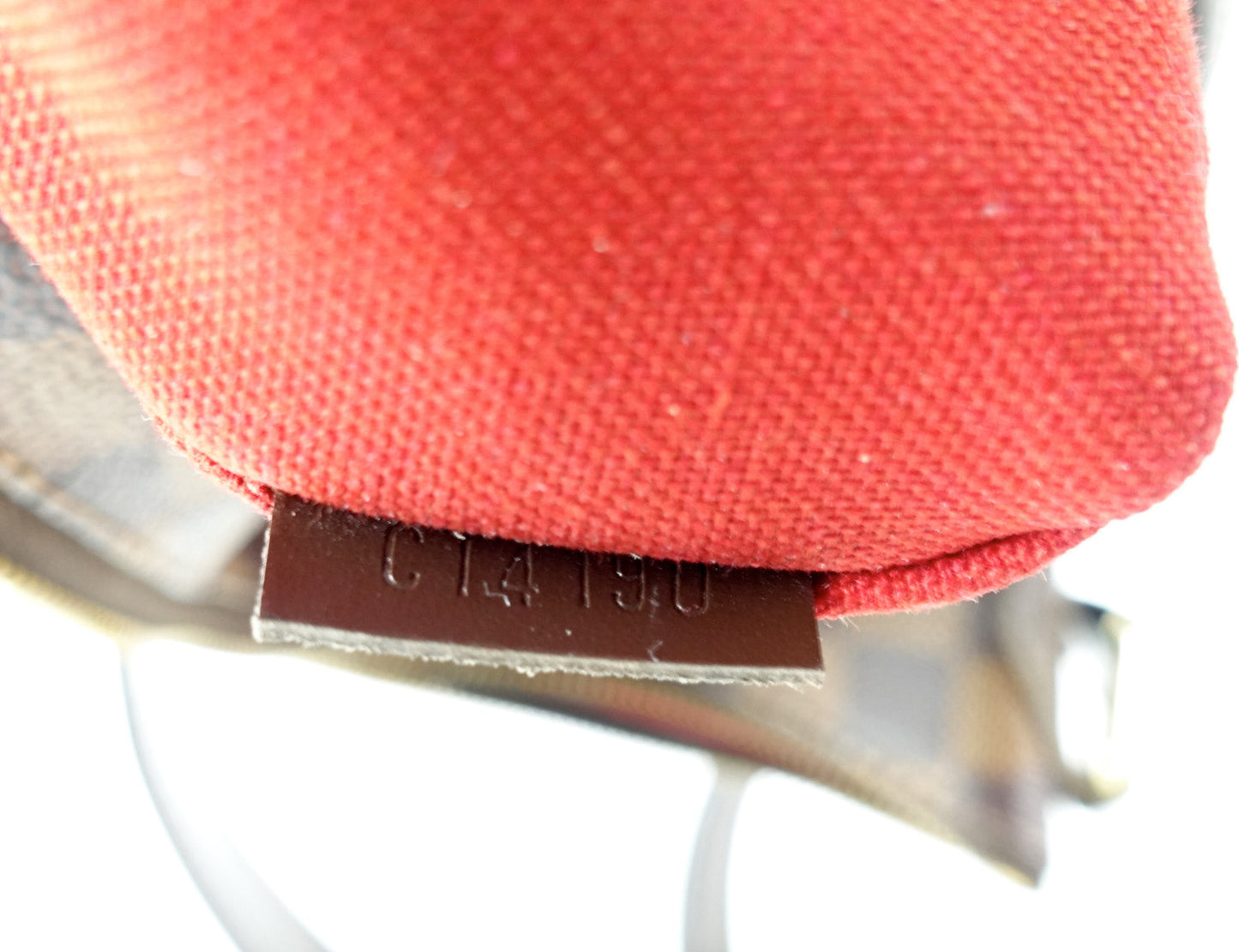 Louis Vuitto Bloomsbury PM Damier Ebene Canvas Bag