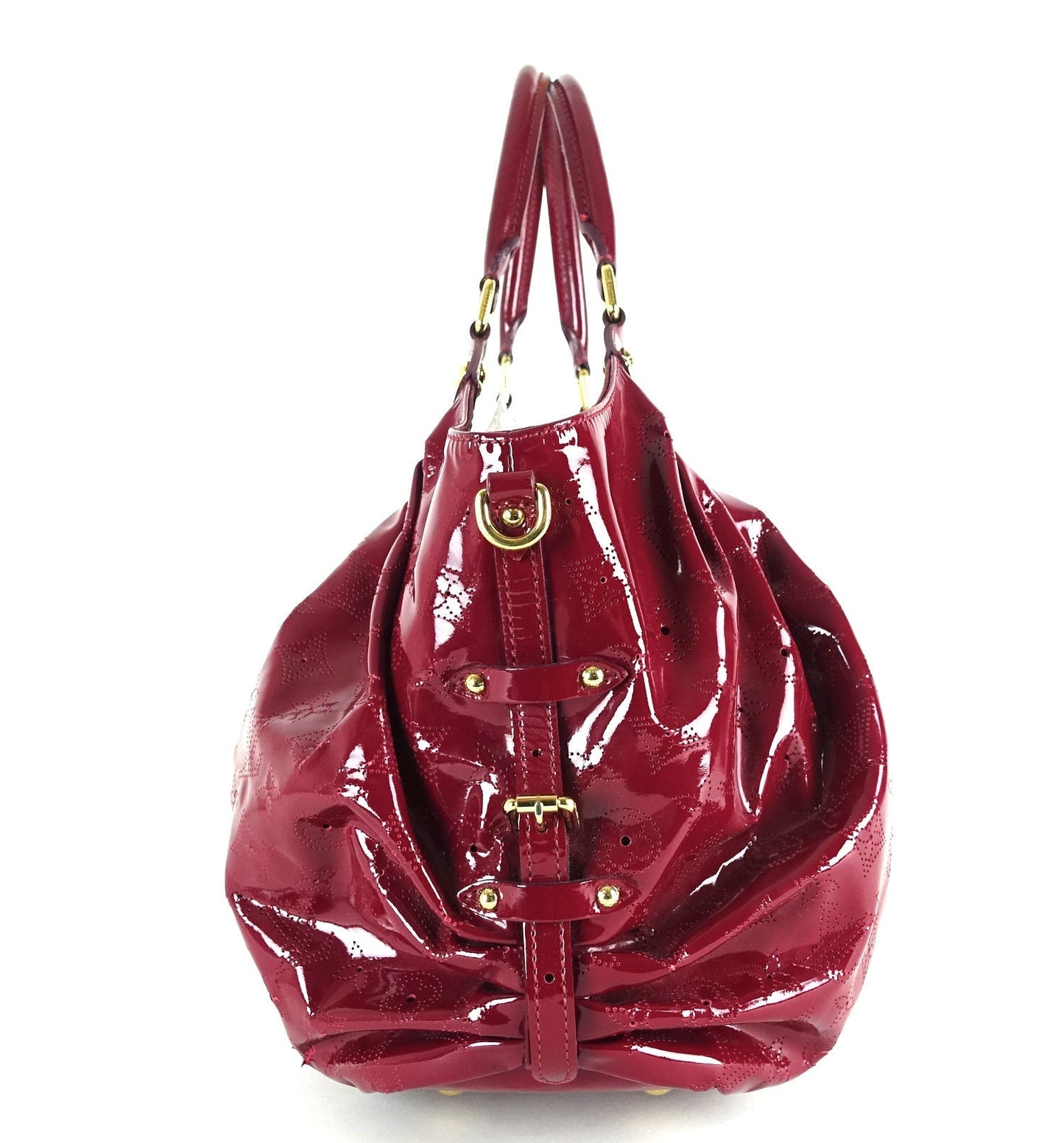 Louis Vuitto Surya Mahina Patent Leather Hobo Bag
