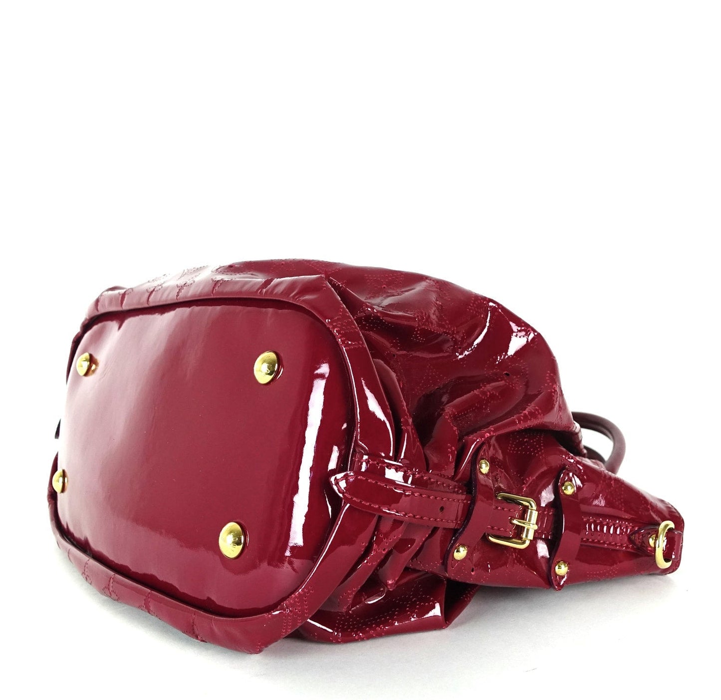 Louis Vuitto Surya Mahina Patent Leather Hobo Bag