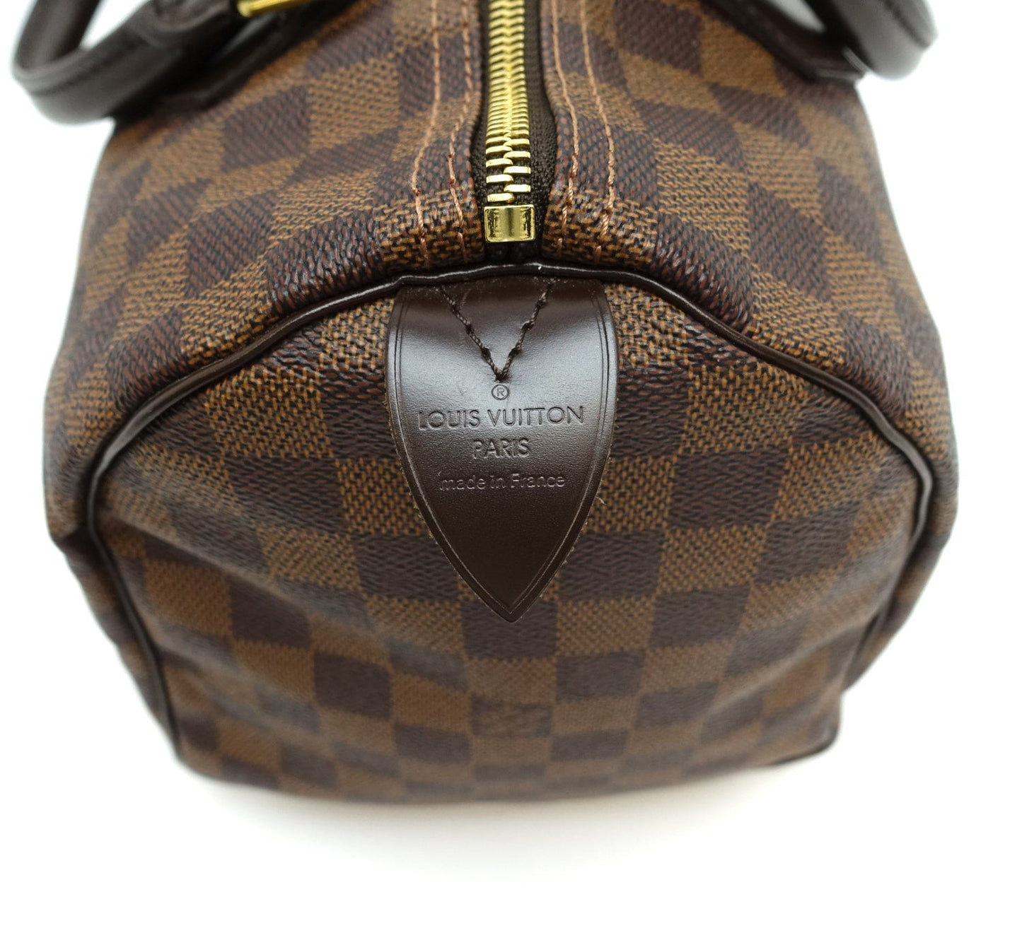 Louis Vuitto Speedy 30 Damier EbÃ¨ne Canvas Handbag