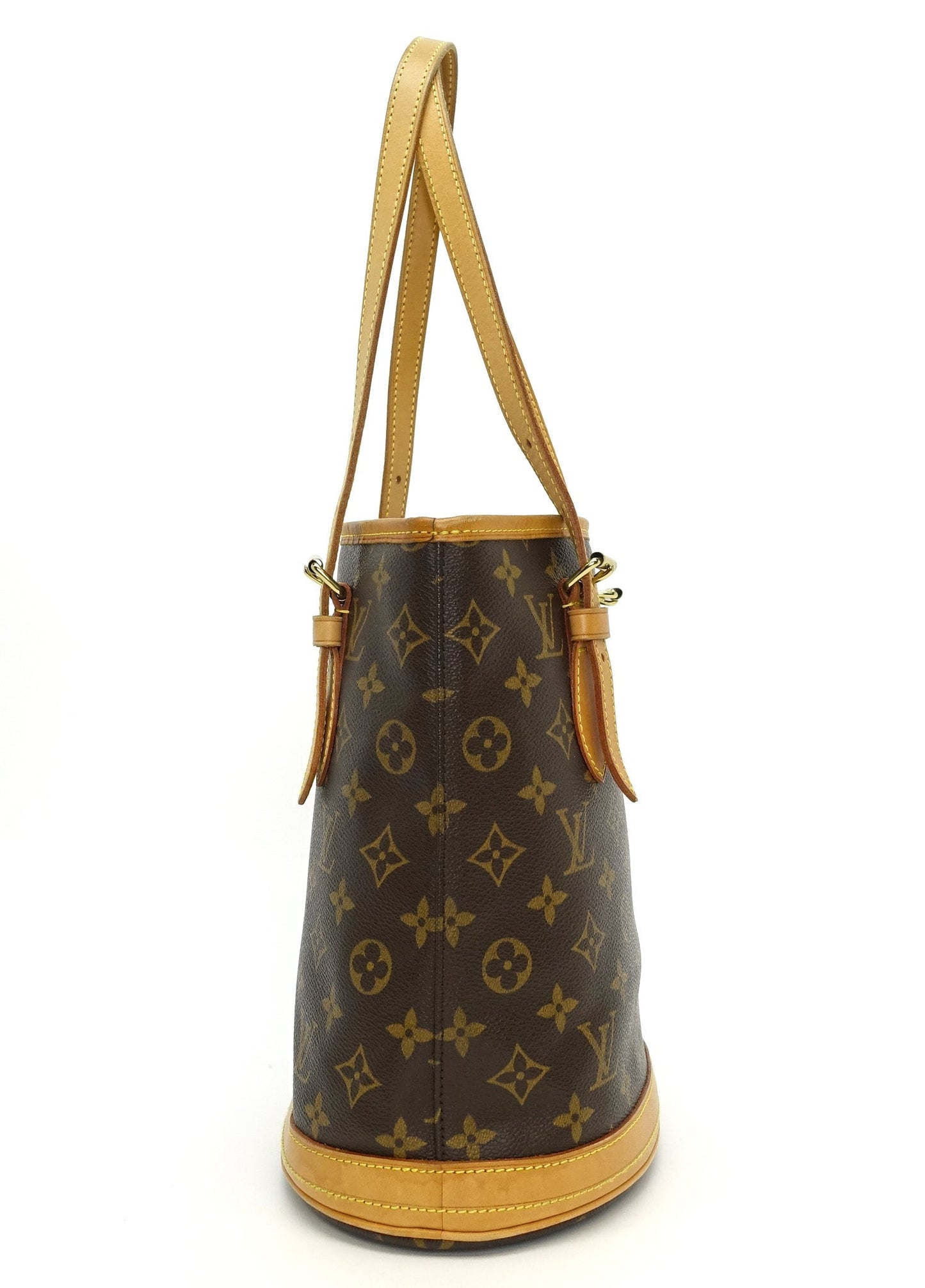 Louis Vuitto Petit Bucket Monogram Canvas Tote Bag