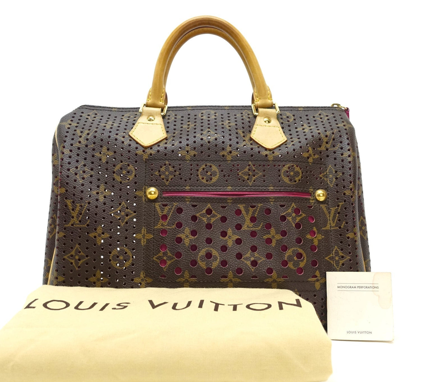 Louis Vuitto Speedy 30 Perforated Monogram Canvas 2006 Limited Edition Bag