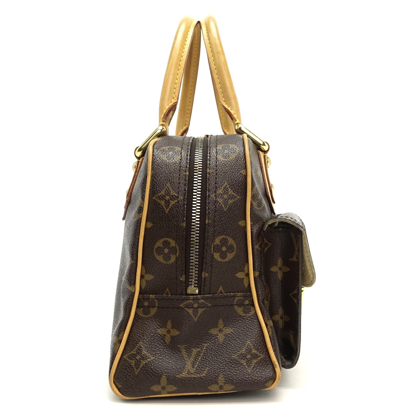 Louis Vuitto Manhattan PM Monogram Canvas Handbag