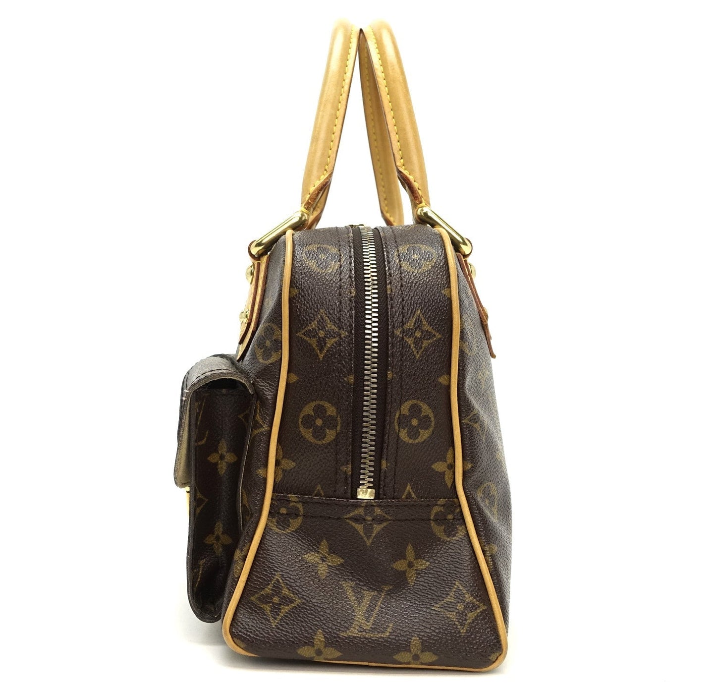 Louis Vuitto Manhattan PM Monogram Canvas Handbag