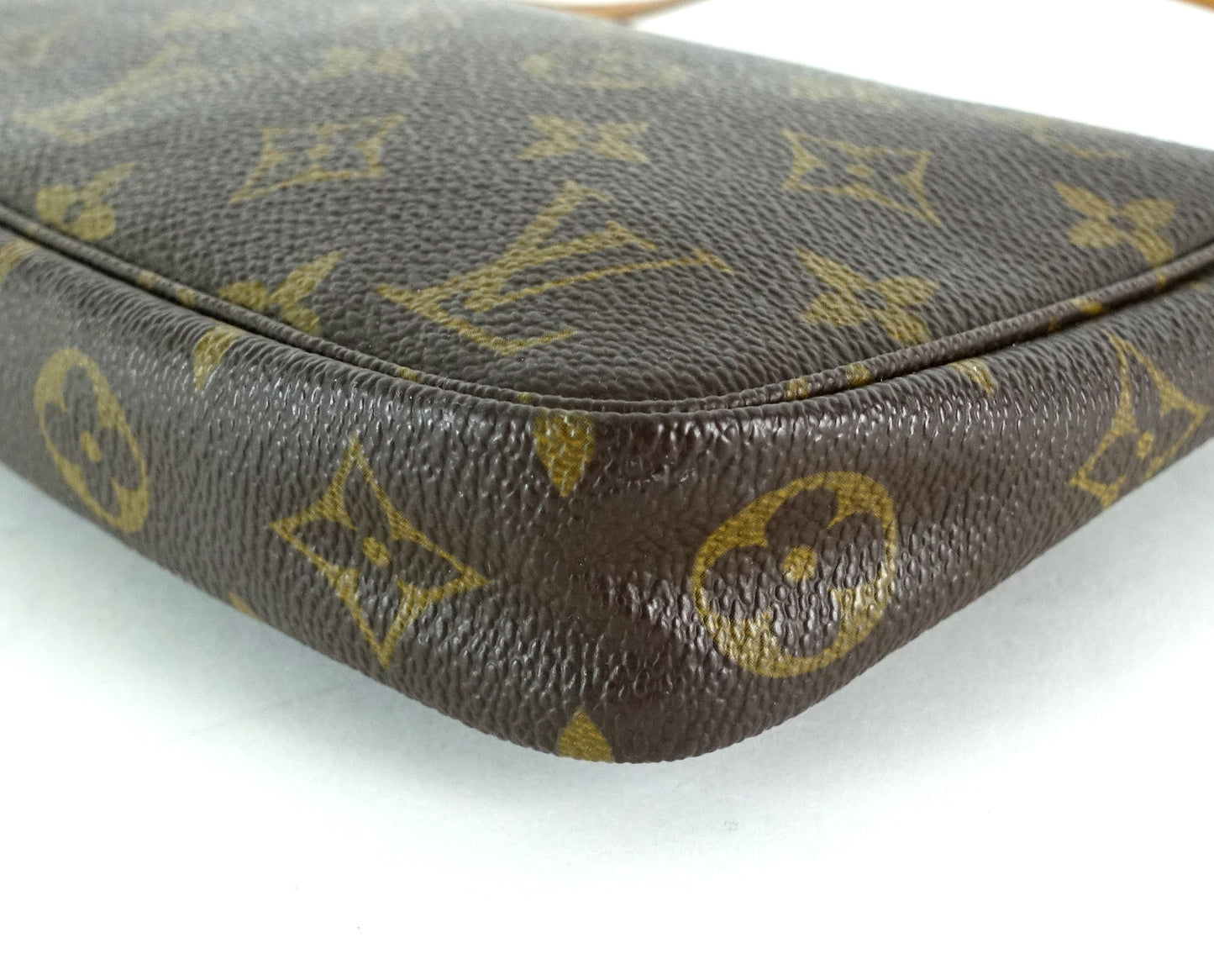 Louis Vuitto Pochette Accessoires Monogram Canvas Evening Bag