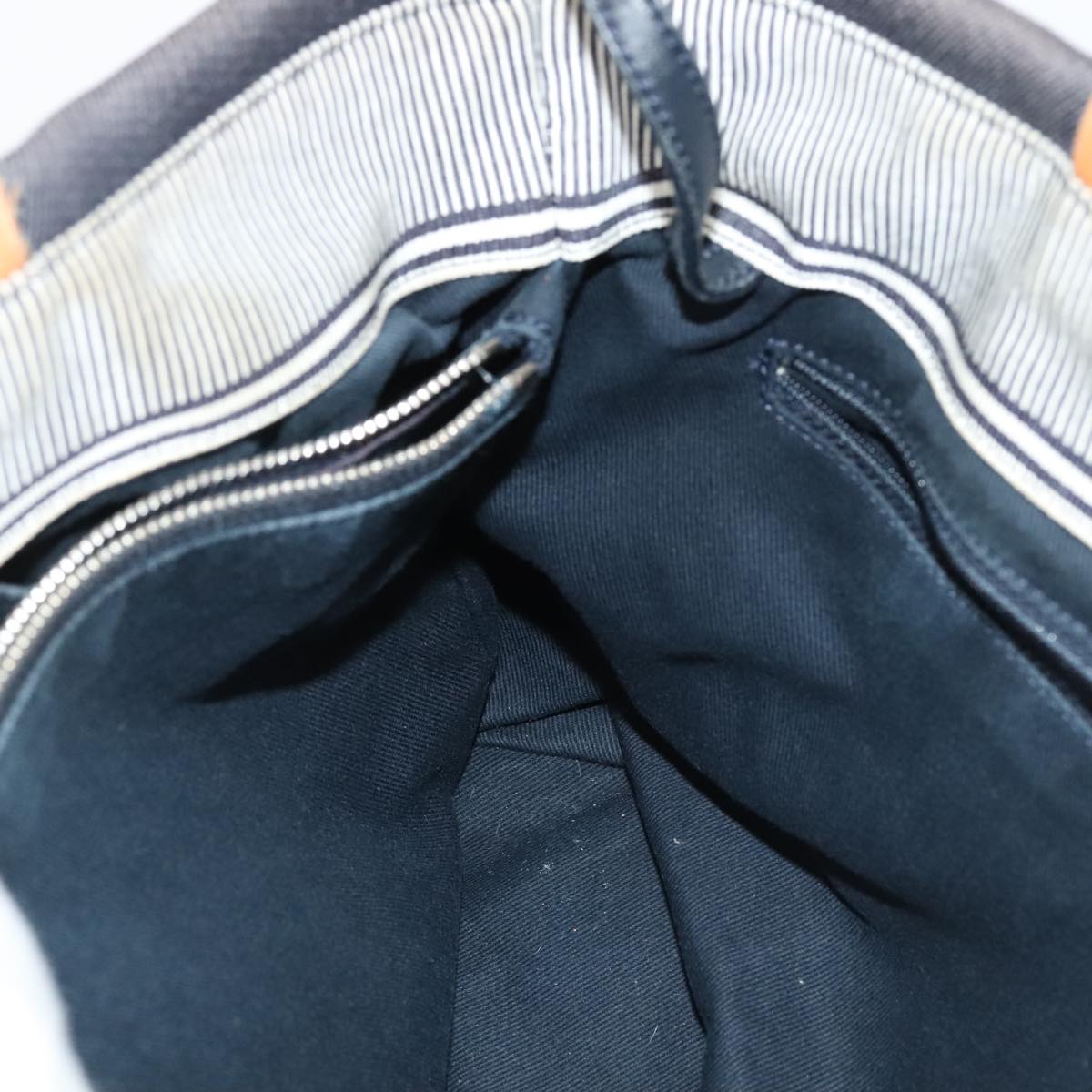 CHANEL Tote Bag Denim Navy CC PP037