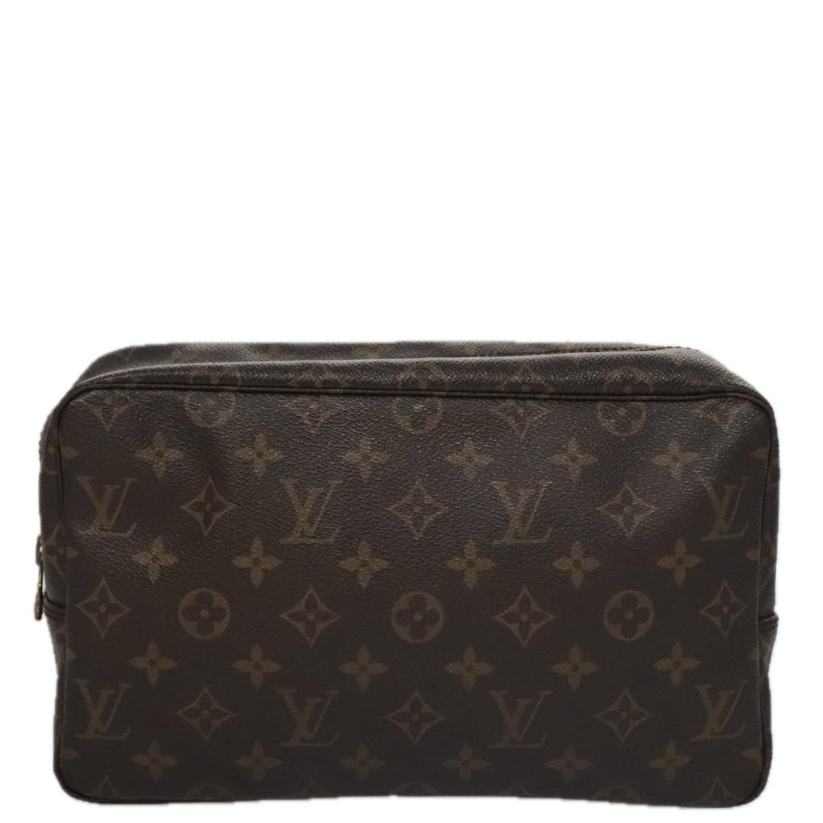 LOUIS VUITTON Monogram Trousse Toilette 28 Clutch Bag M47522 LV PP056