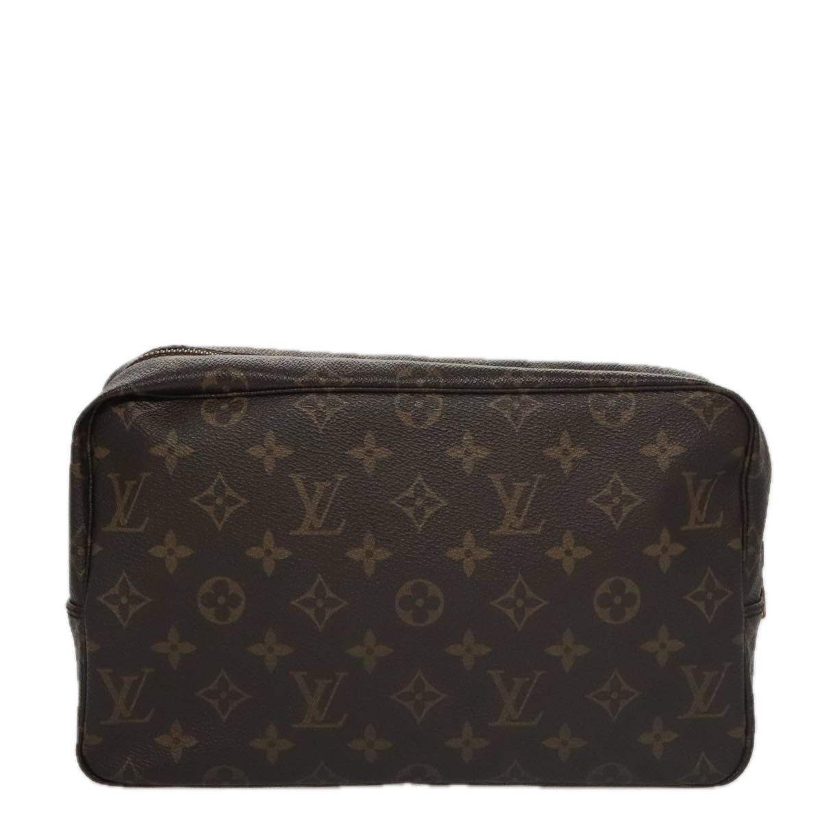 LOUIS VUITTON Monogram Trousse Toilette 28 Clutch Bag M47522 LV PP056