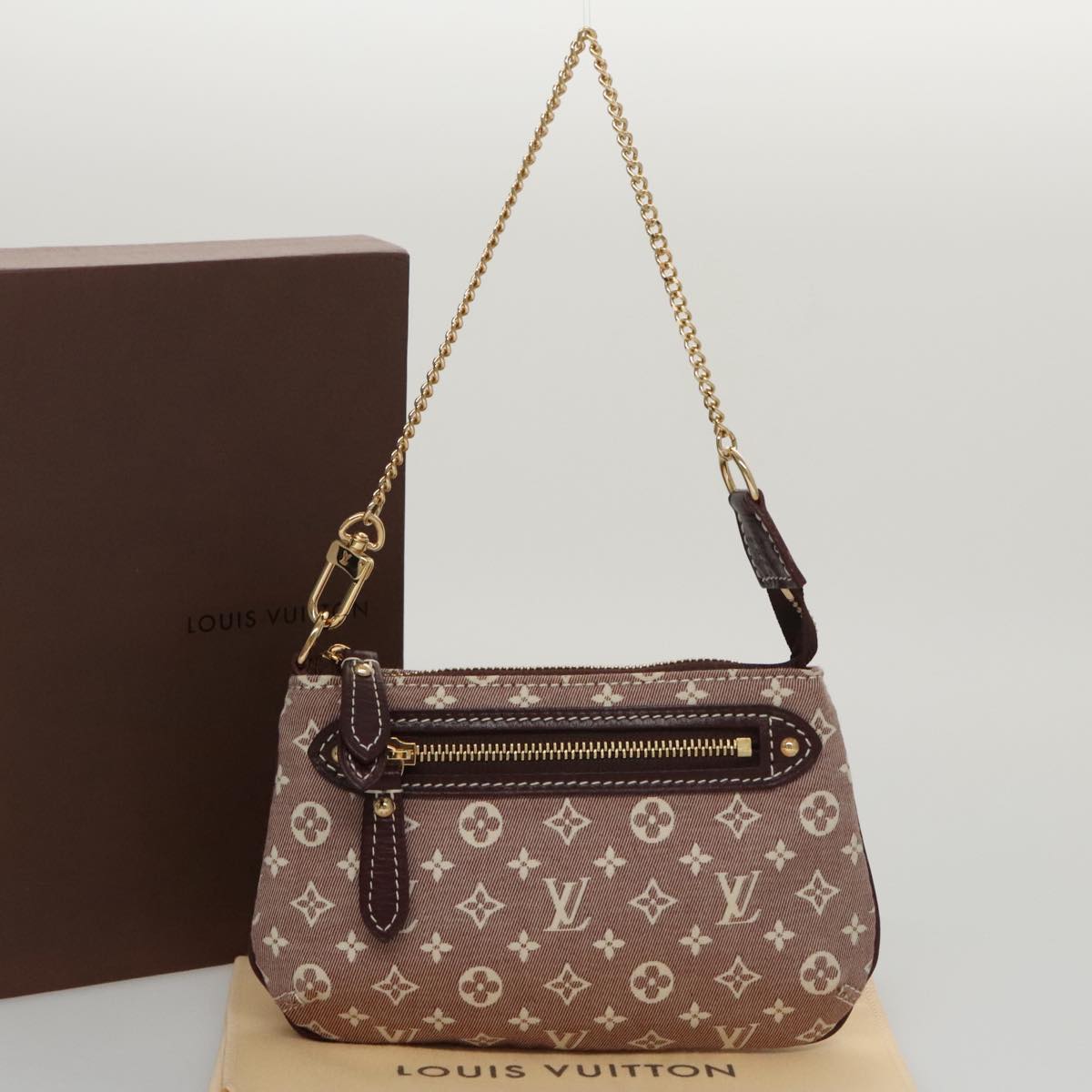 LOUIS VUITTON Ideal Mini Pochette Accessoires Pouch Sepia M62999 LV PP062A
