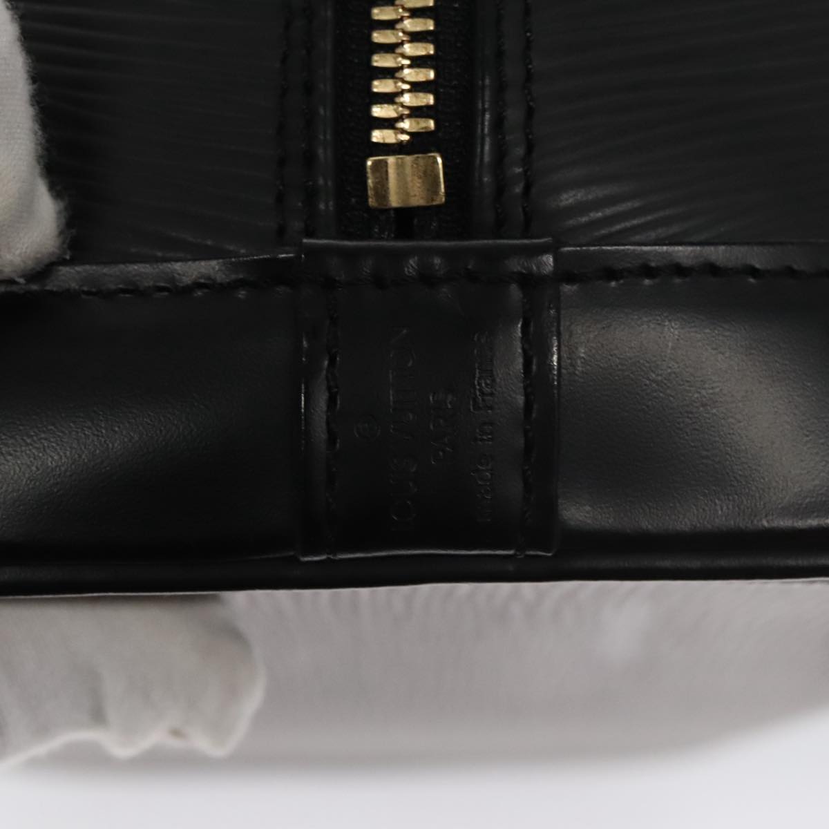 LOUIS VUITTON Epi Alma Hand Bag Black M52142 LV PP064