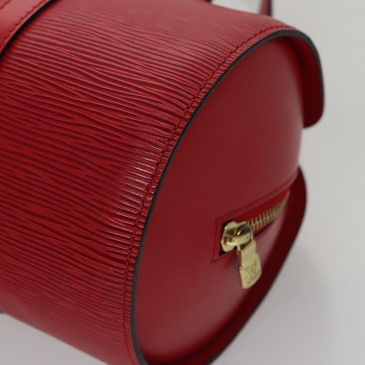 LOUIS VUITTON Epi Soufflot Hand Bag Red M52227 LV PP066