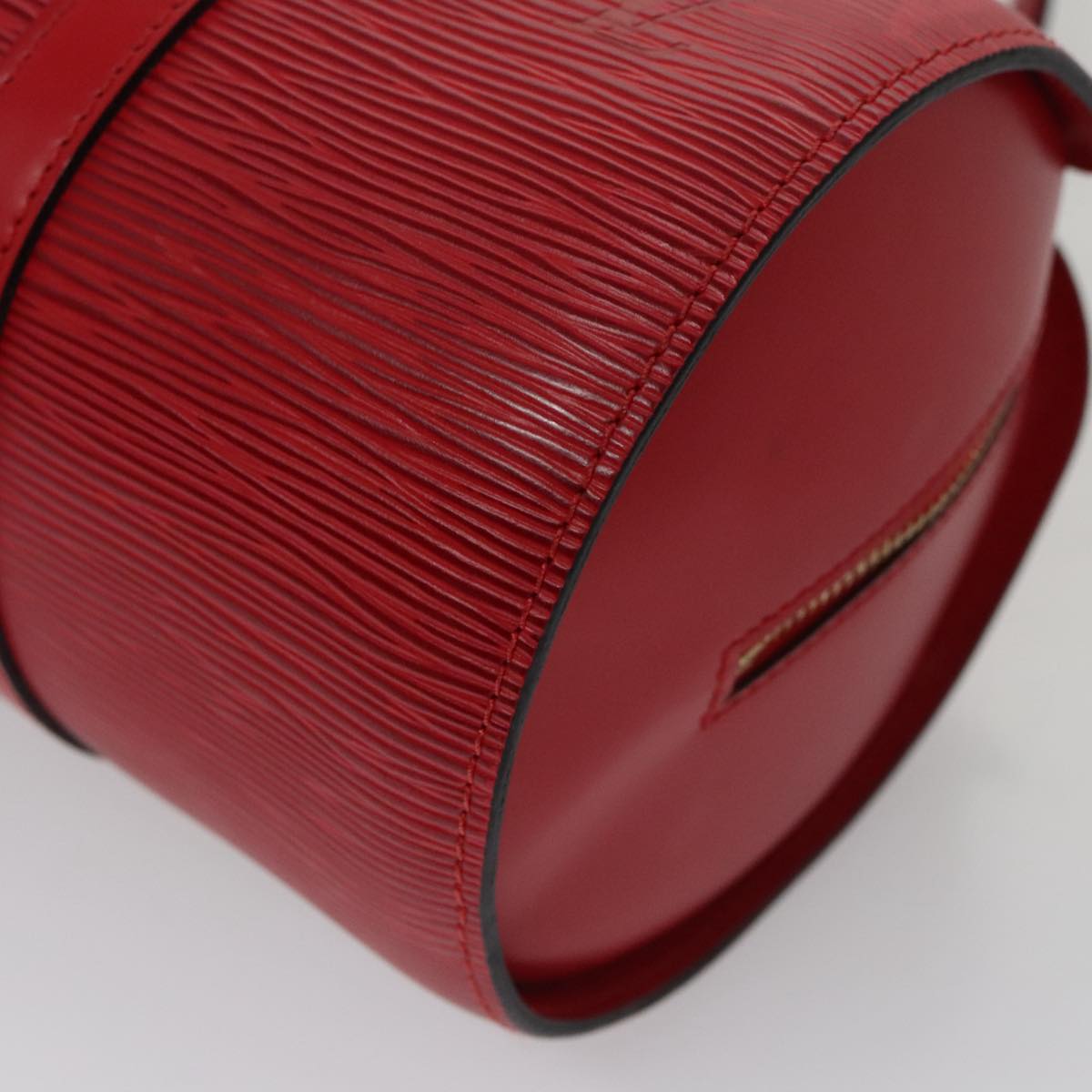 LOUIS VUITTON Epi Soufflot Hand Bag Red M52227 LV PP066