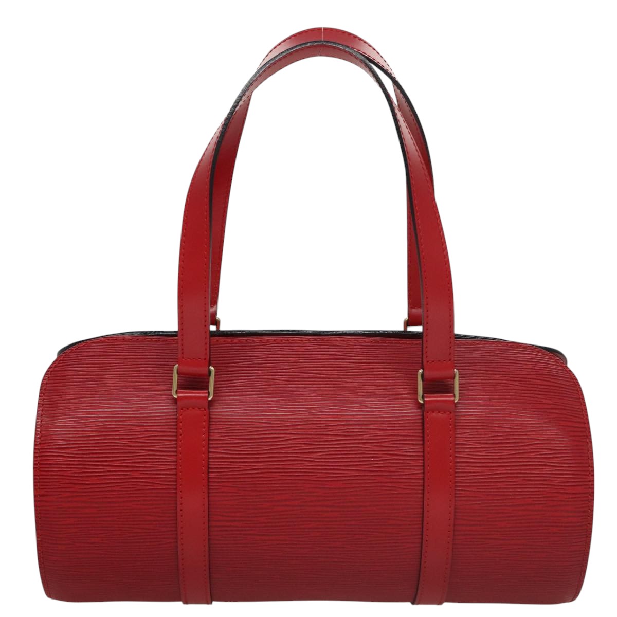 LOUIS VUITTON Epi Soufflot Hand Bag Red M52227 LV PP066