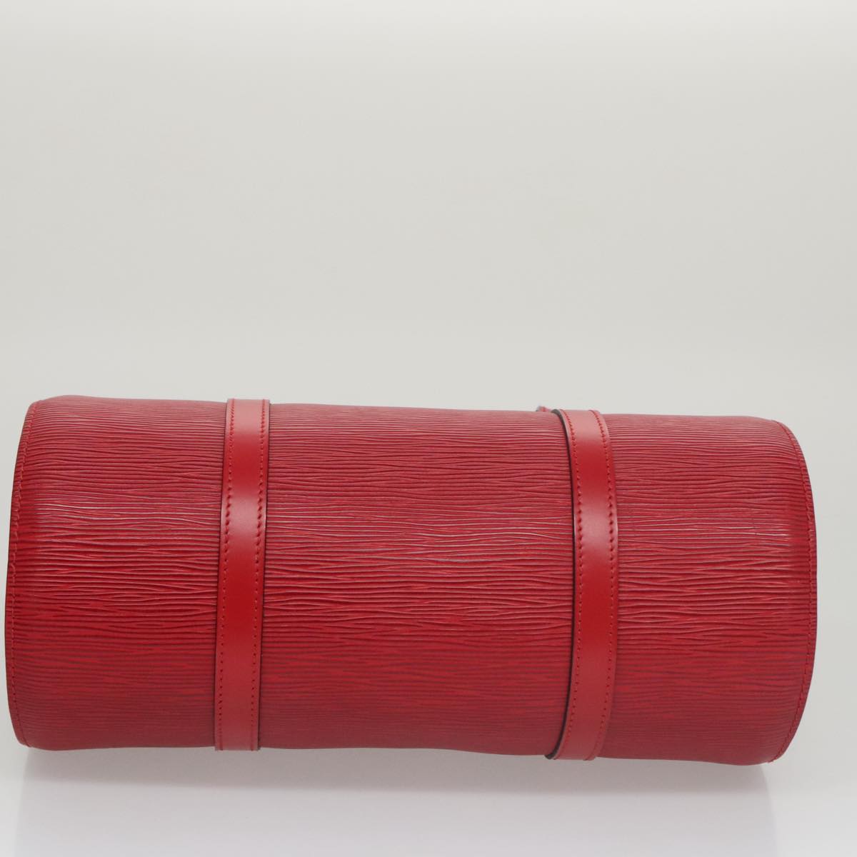 LOUIS VUITTON Epi Soufflot Hand Bag Red M52227 LV PP066