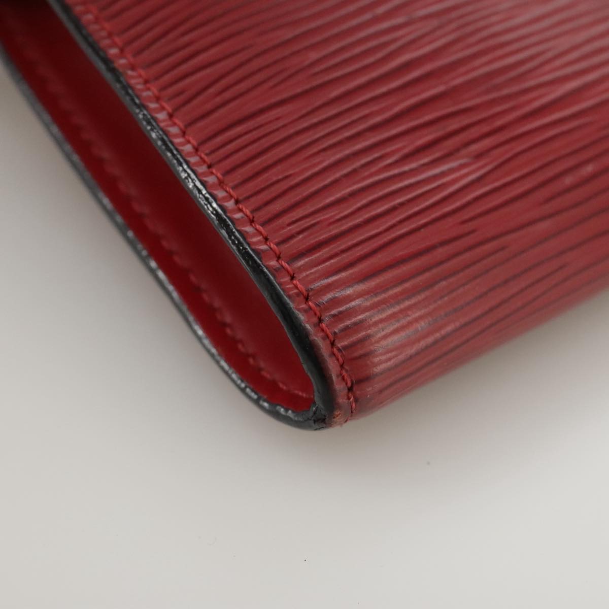 LOUIS VUITTON Epi Pochette Accessoires Accessory Pouch Red M52987 PP089