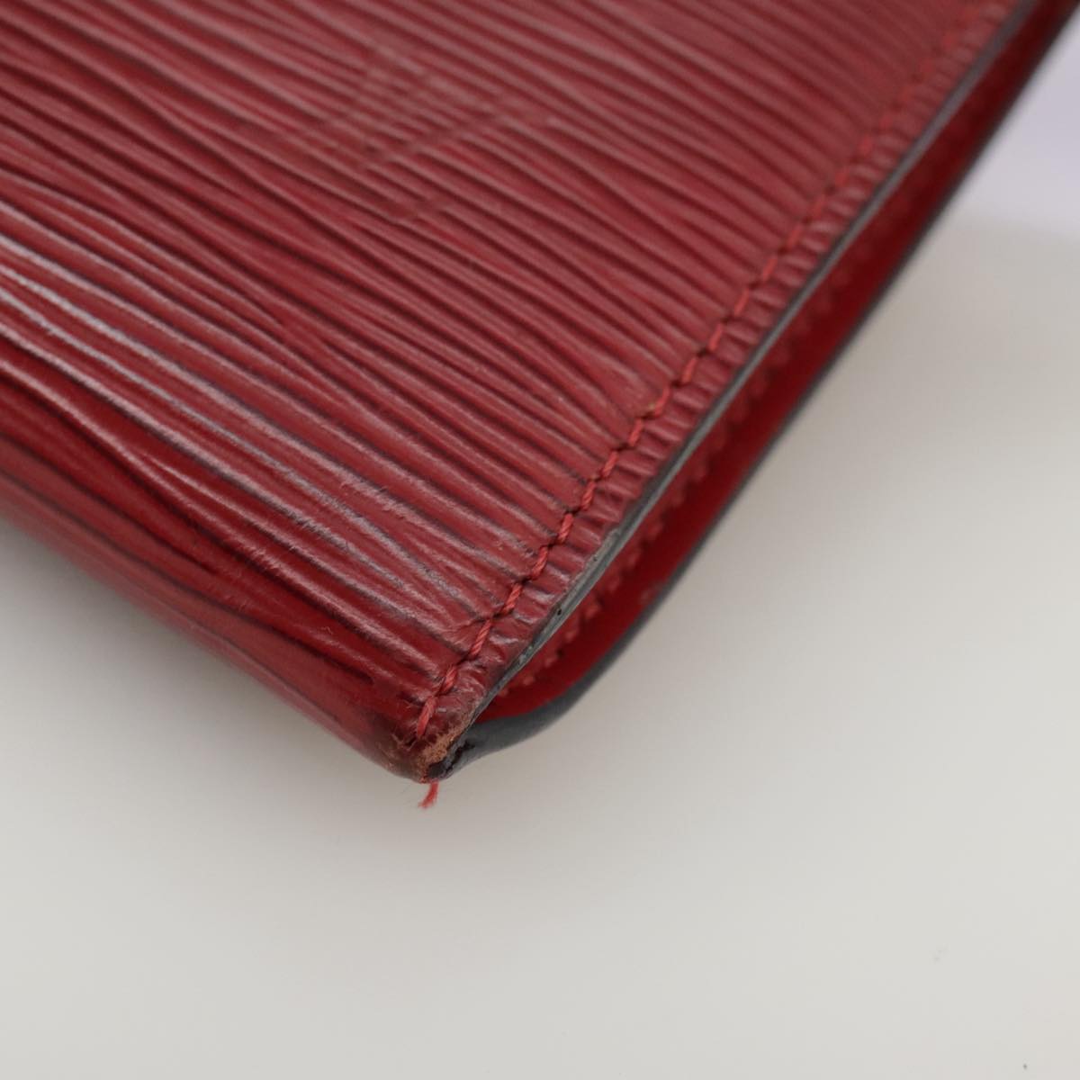 LOUIS VUITTON Epi Pochette Accessoires Accessory Pouch Red M52987 PP089