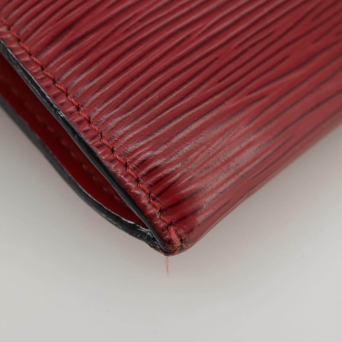 LOUIS VUITTON Epi Pochette Accessoires Accessory Pouch Red M52987 PP089