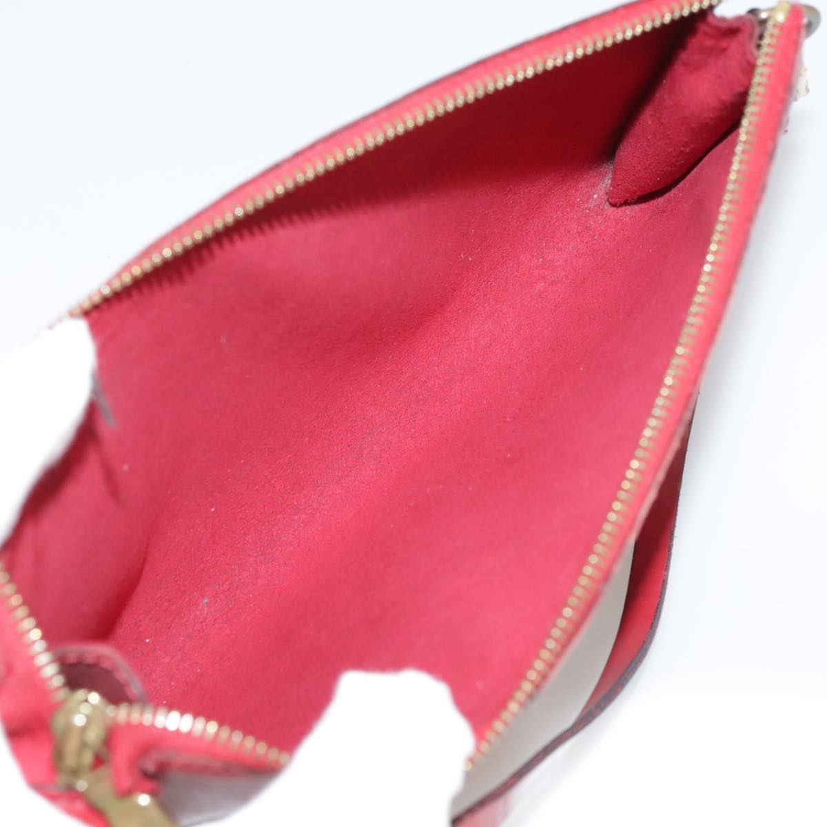LOUIS VUITTON Epi Pochette Accessoires Accessory Pouch Red M52987 PP089