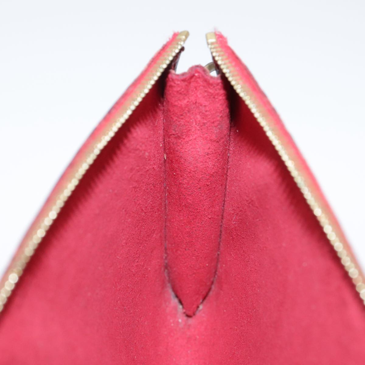 LOUIS VUITTON Epi Pochette Accessoires Accessory Pouch Red M52987 PP089