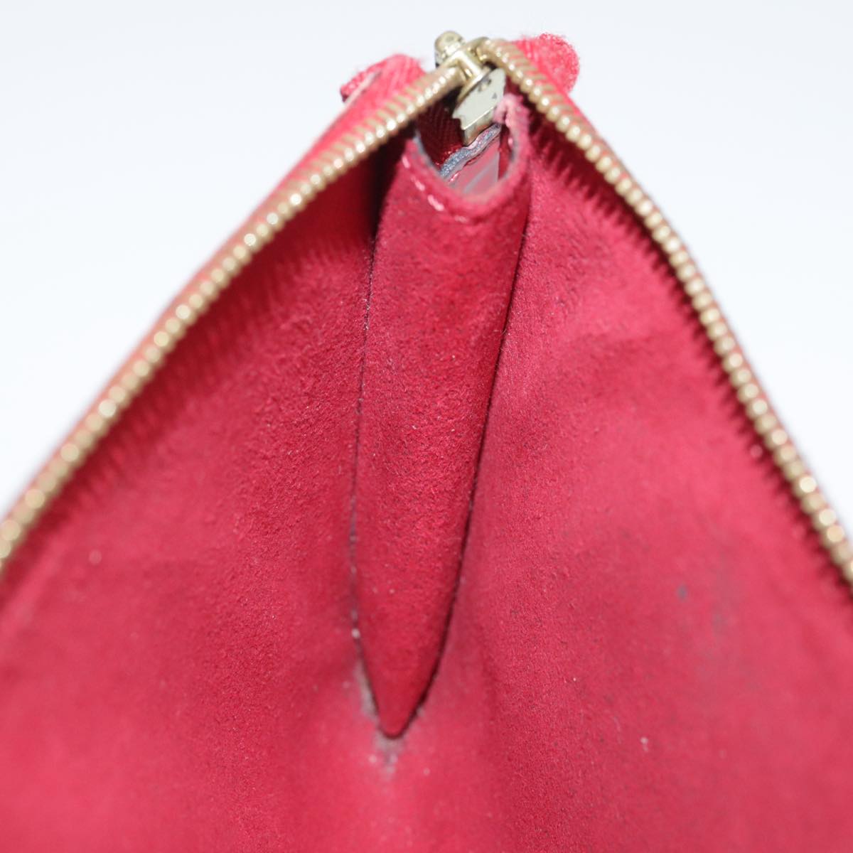 LOUIS VUITTON Epi Pochette Accessoires Accessory Pouch Red M52987 PP089