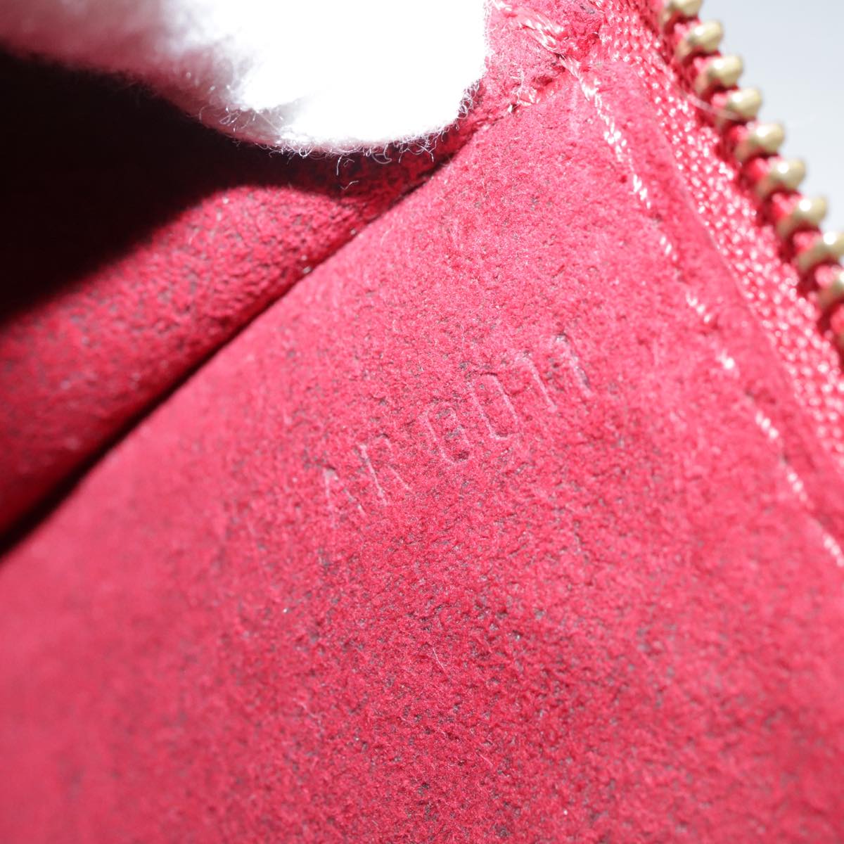 LOUIS VUITTON Epi Pochette Accessoires Accessory Pouch Red M52987 PP089