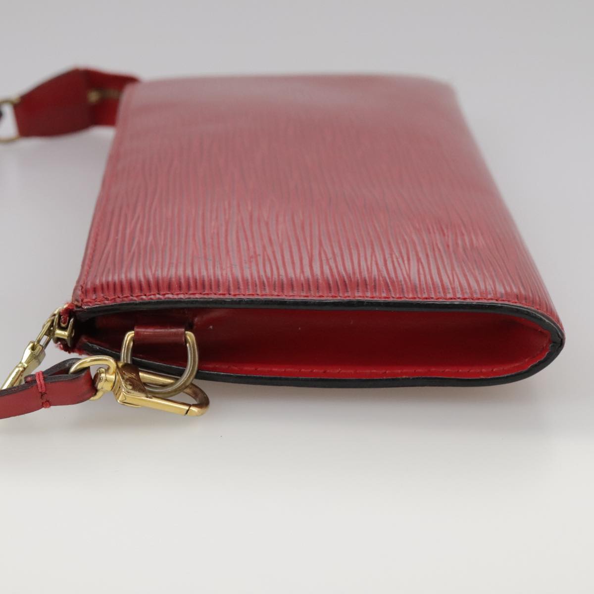 LOUIS VUITTON Epi Pochette Accessoires Accessory Pouch Red M52987 PP089