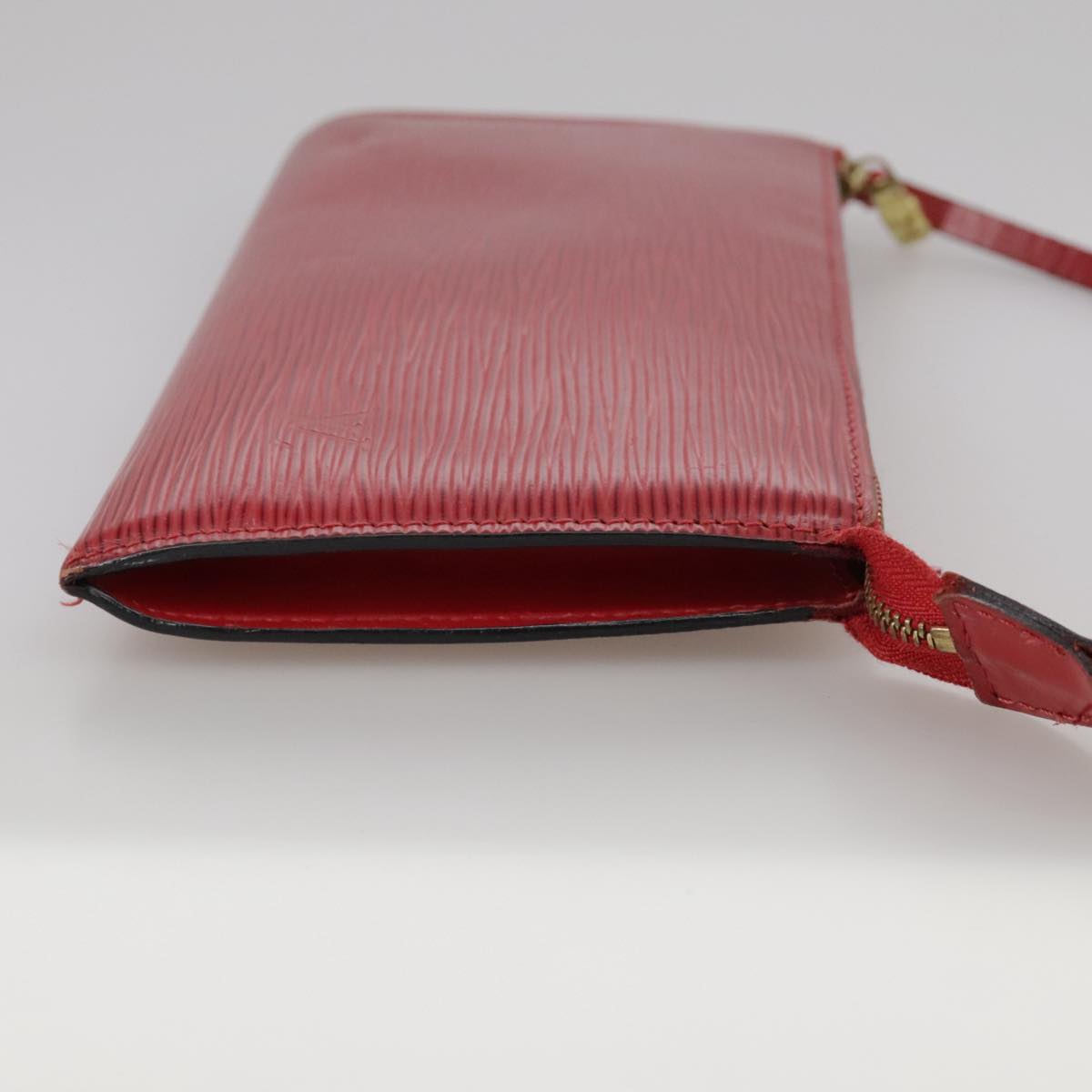LOUIS VUITTON Epi Pochette Accessoires Accessory Pouch Red M52987 PP089