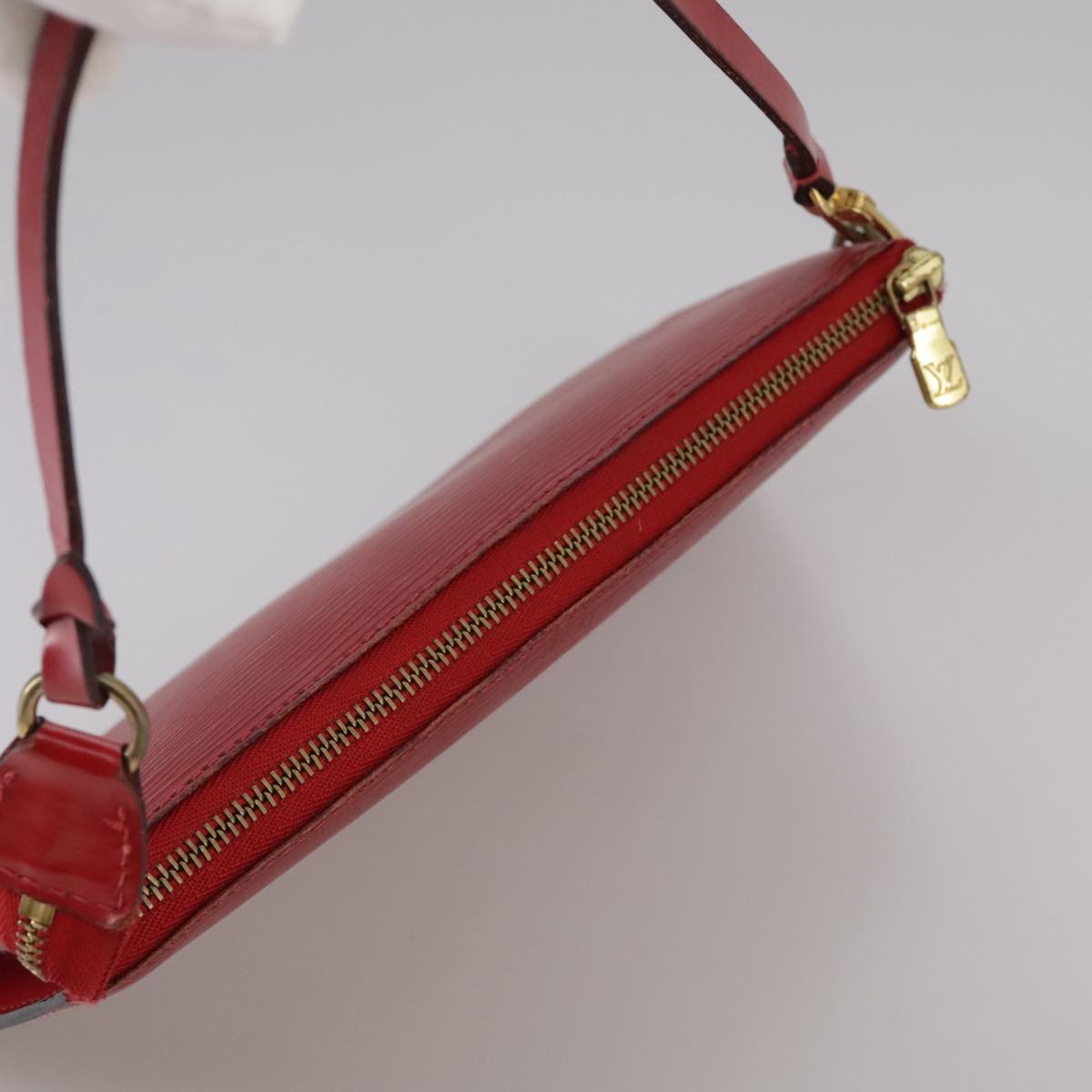 LOUIS VUITTON Epi Pochette Accessoires Accessory Pouch Red M52987 PP089