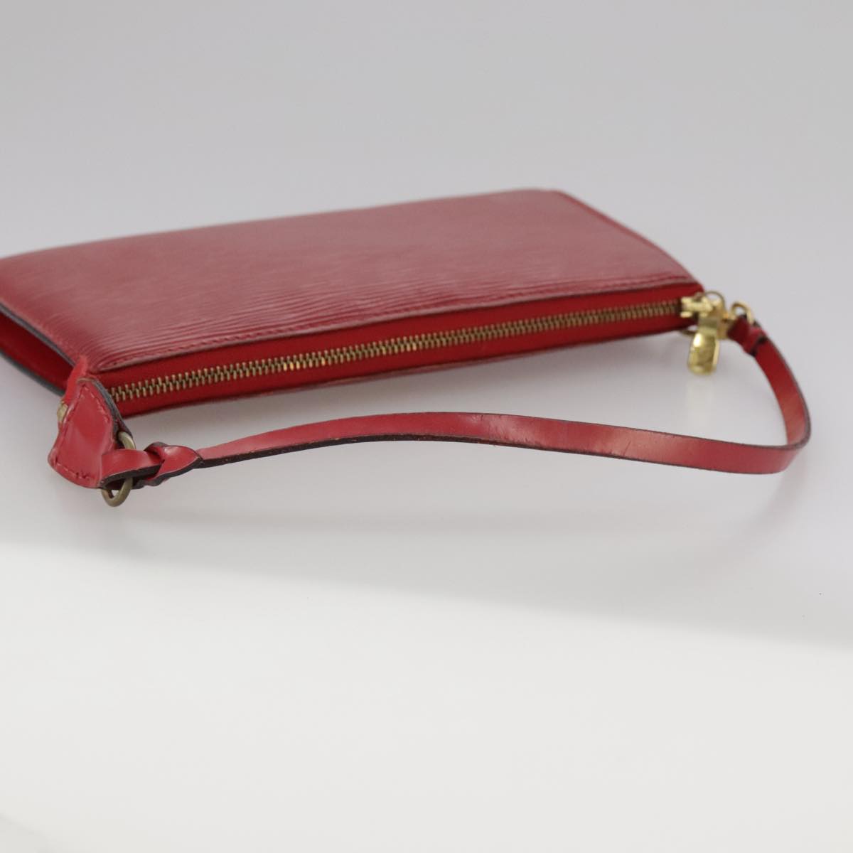LOUIS VUITTON Epi Pochette Accessoires Accessory Pouch Red M52987 PP089