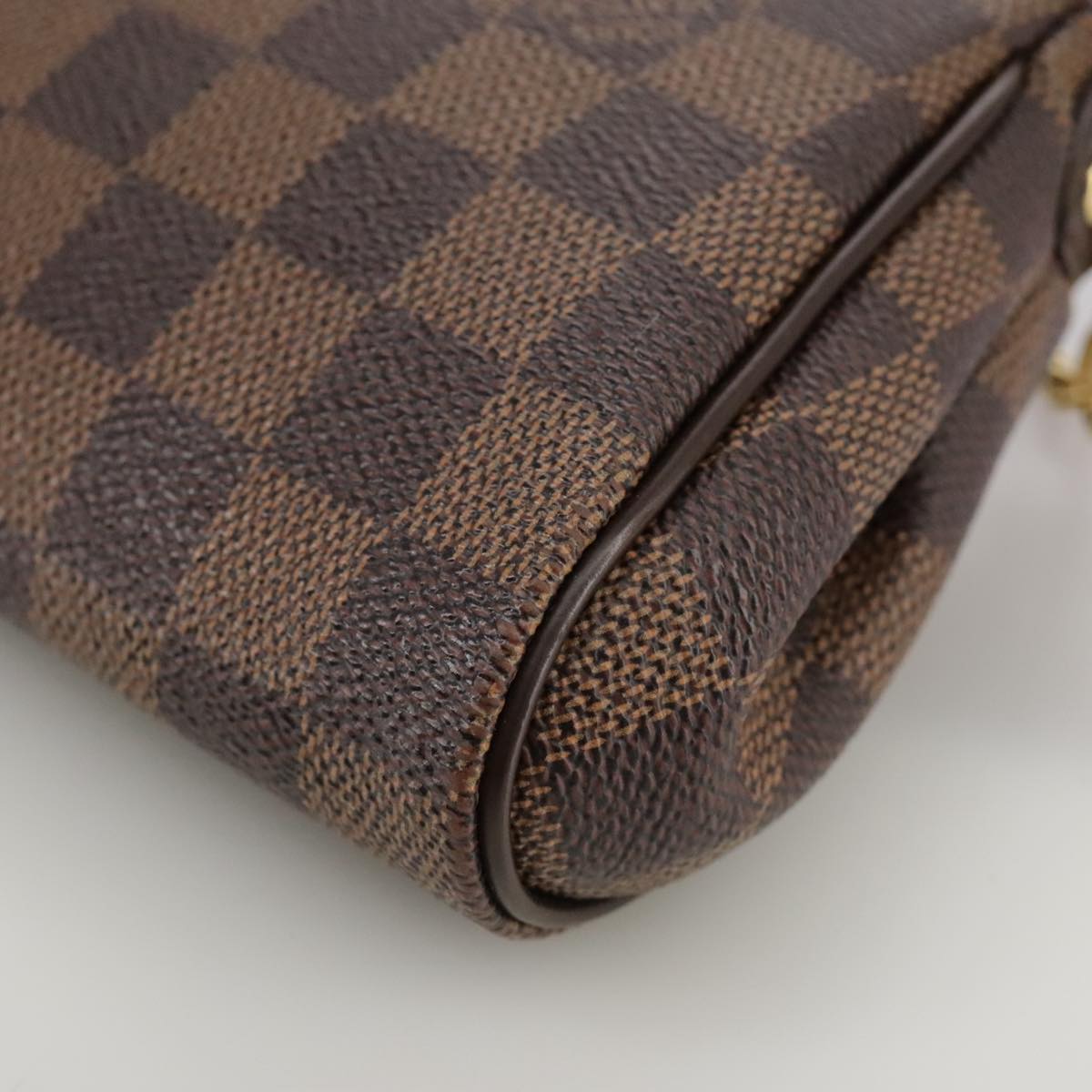LOUIS VUITTON Damier Ebene Eva Shoulder Bag 2way N55213 LV PP109