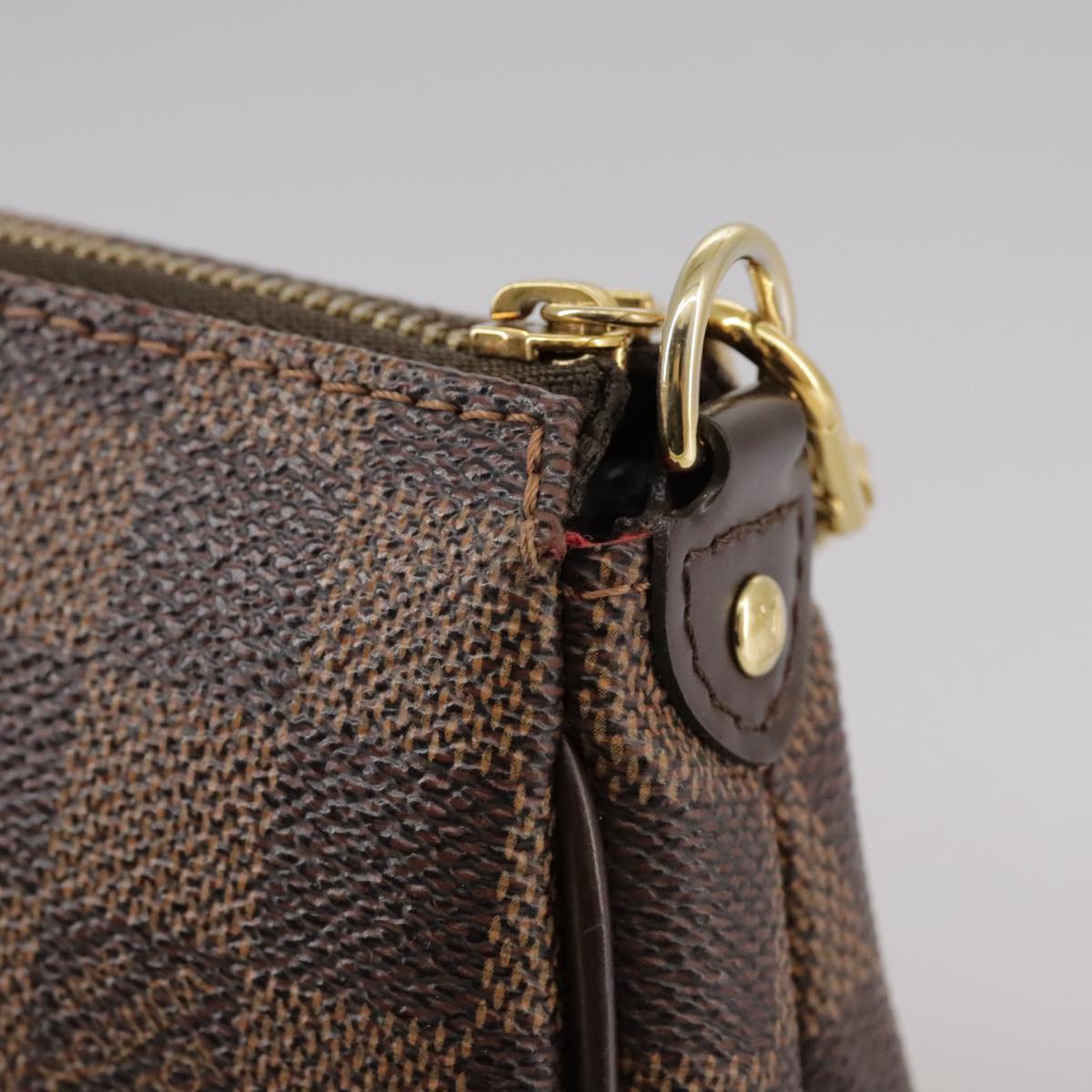 LOUIS VUITTON Damier Ebene Eva Shoulder Bag 2way N55213 LV PP109
