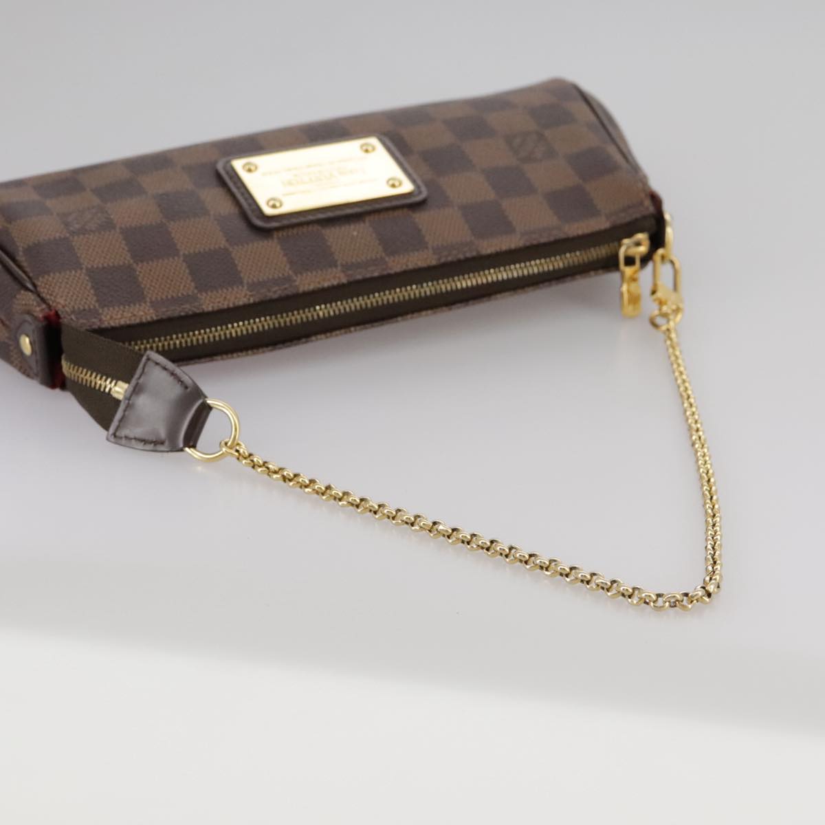 LOUIS VUITTON Damier Ebene Eva Shoulder Bag 2way N55213 LV PP109