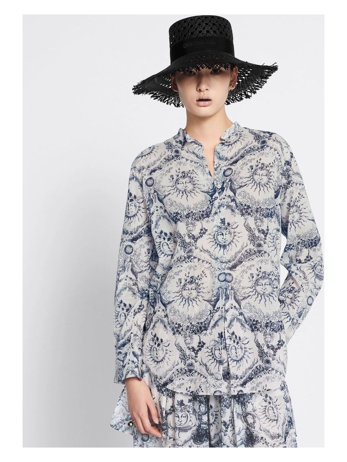 TOILE DE JOUY SOLEIL LONG BLOUSE