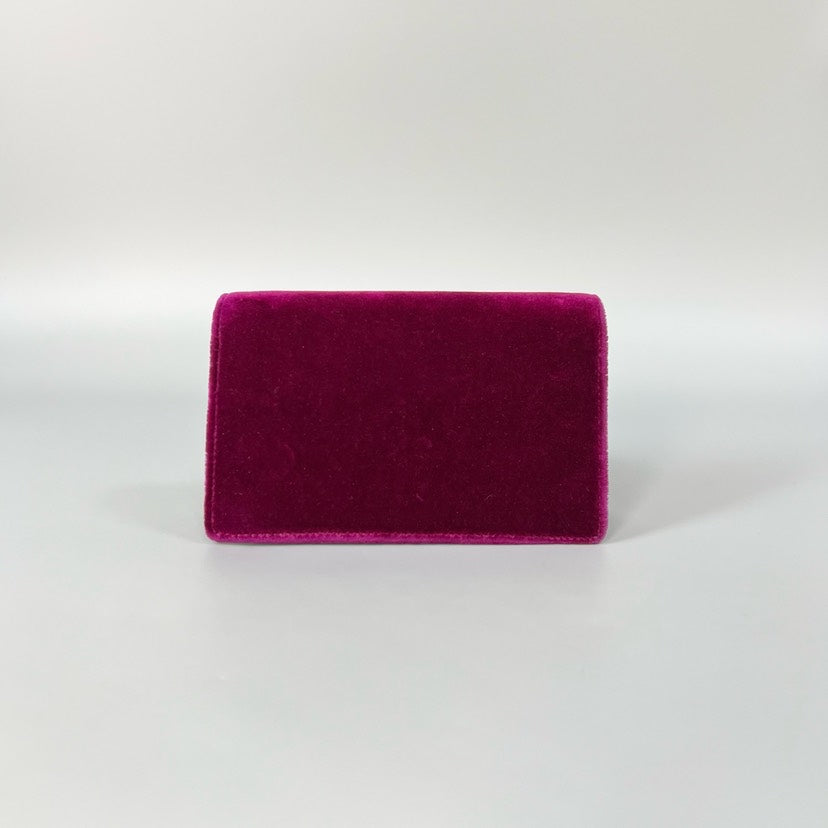 GLM-- Dionysus Mini Velvet Purple Shoulder Bag 16x10cm