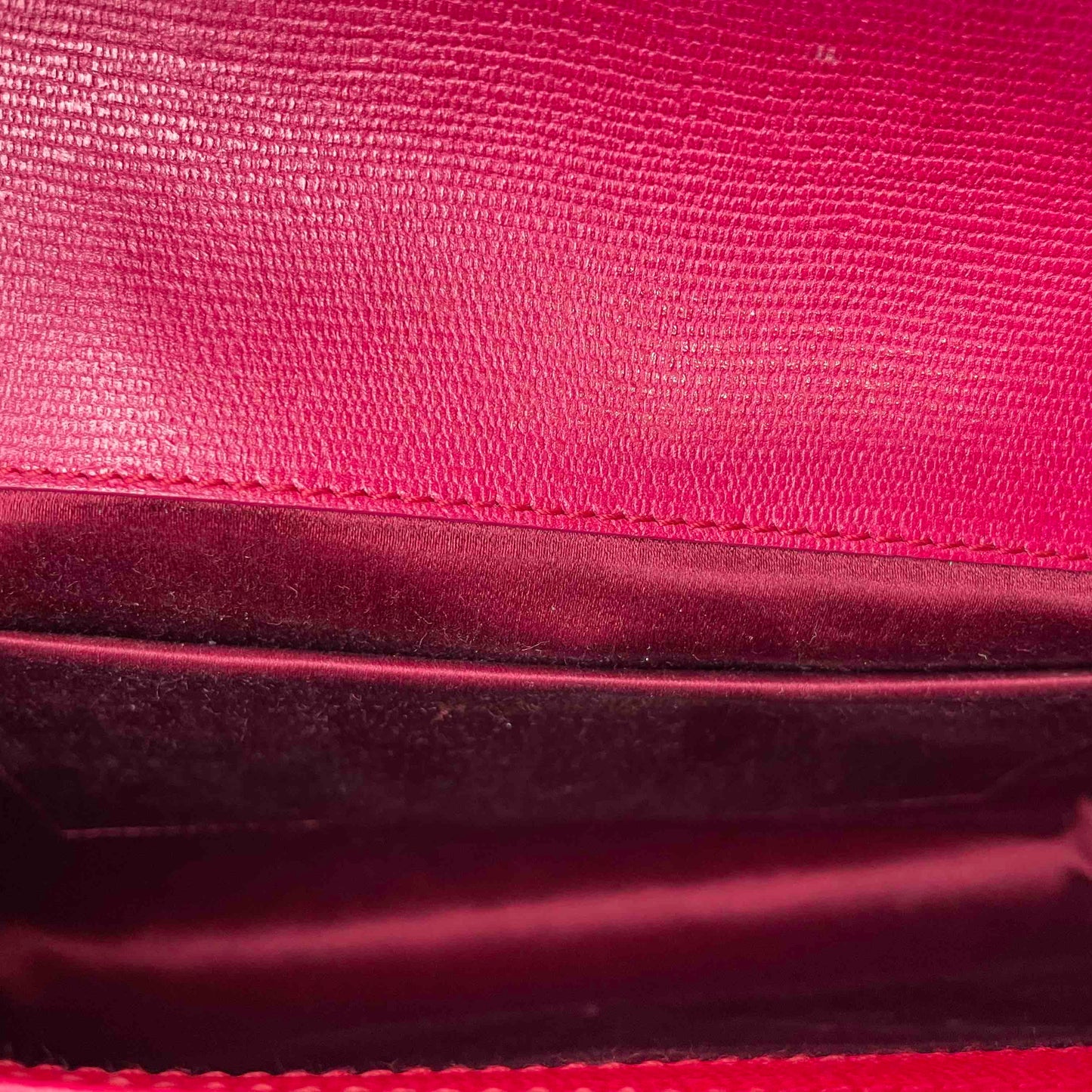 Saint Laurent Y Ligne Pink Clutch