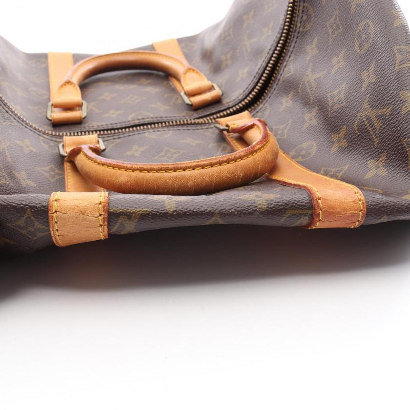 Pre-loved GLM-Keepall 45 monogram Boston bag PVC leather Brown - Condition B 2101218927504
