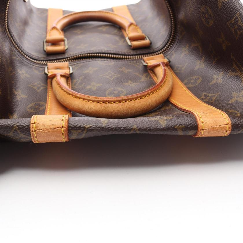 Pre-loved GLM-Keepall 45 monogram Boston bag PVC leather Brown - Condition B 2101218927504