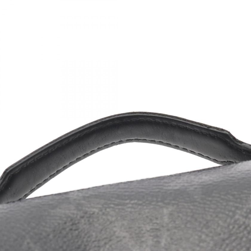 Pre-loved GLM-Zippy XL Monogram Eclipse round zipper long wallet PVC leather black - Condition B 2107601077672
