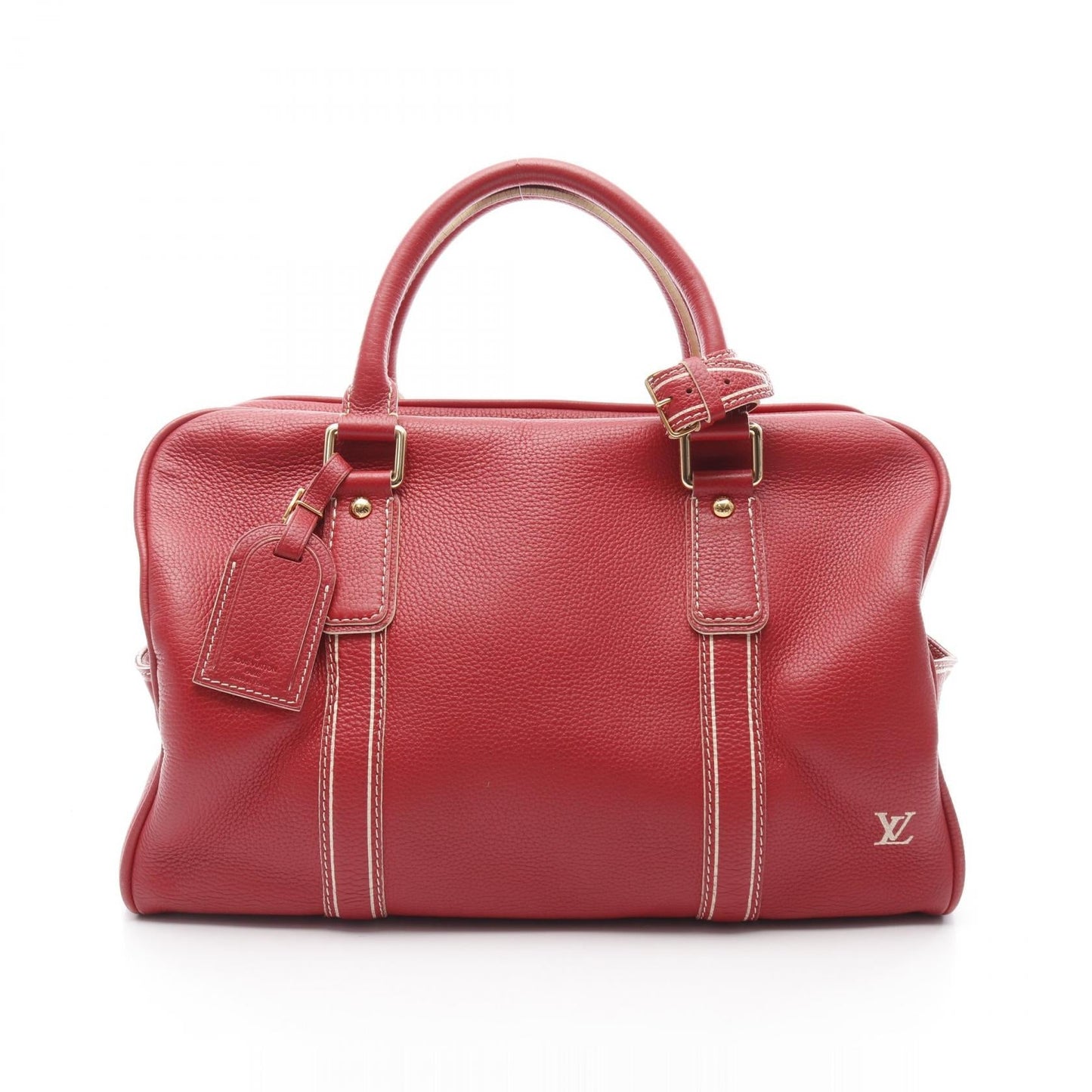 Pre-loved GLM-carryall Boston bag leather Red - Condition B 2104102385206